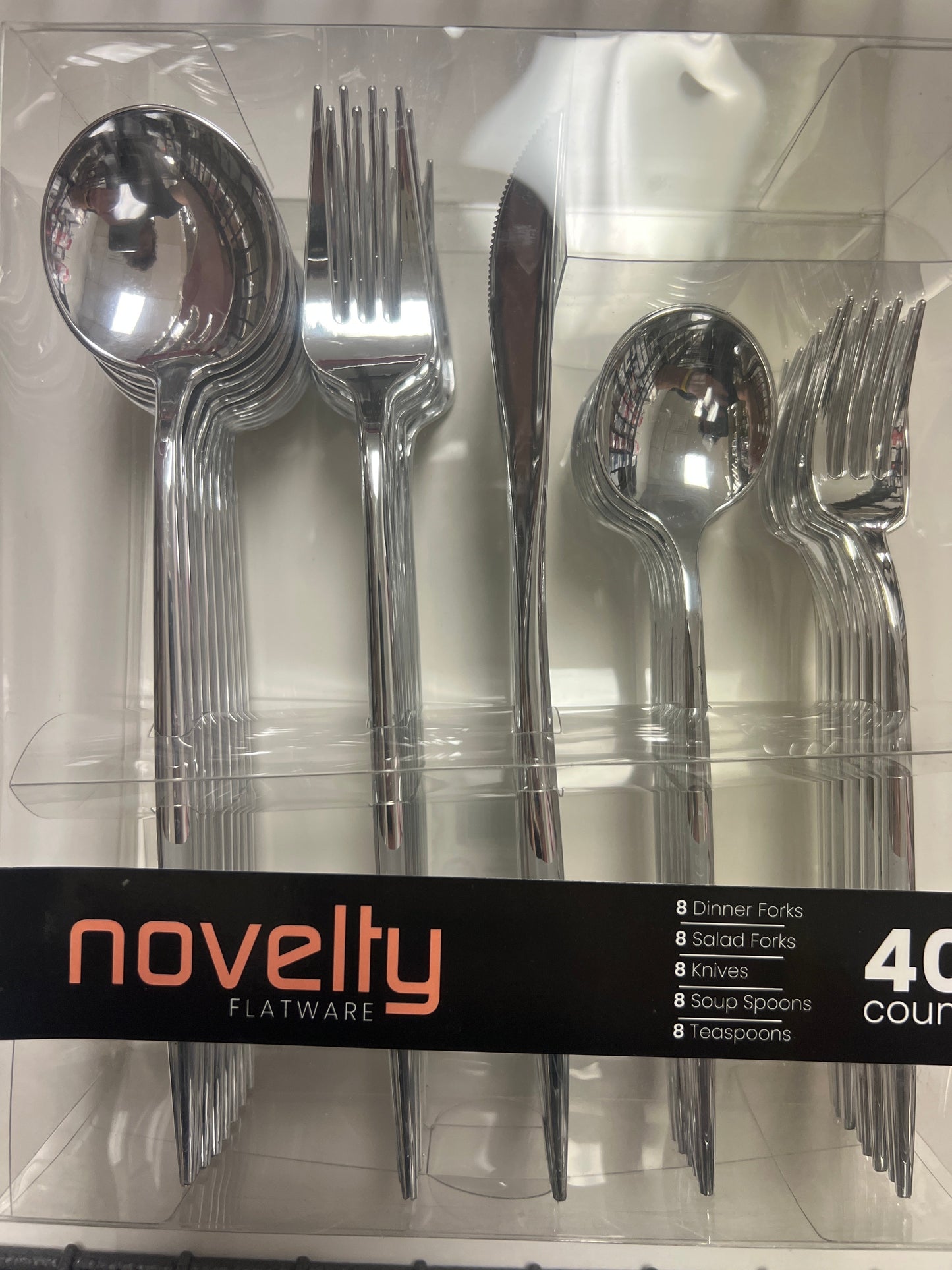 Blue sky #2916 novelty flatware 40ct cutlery silver