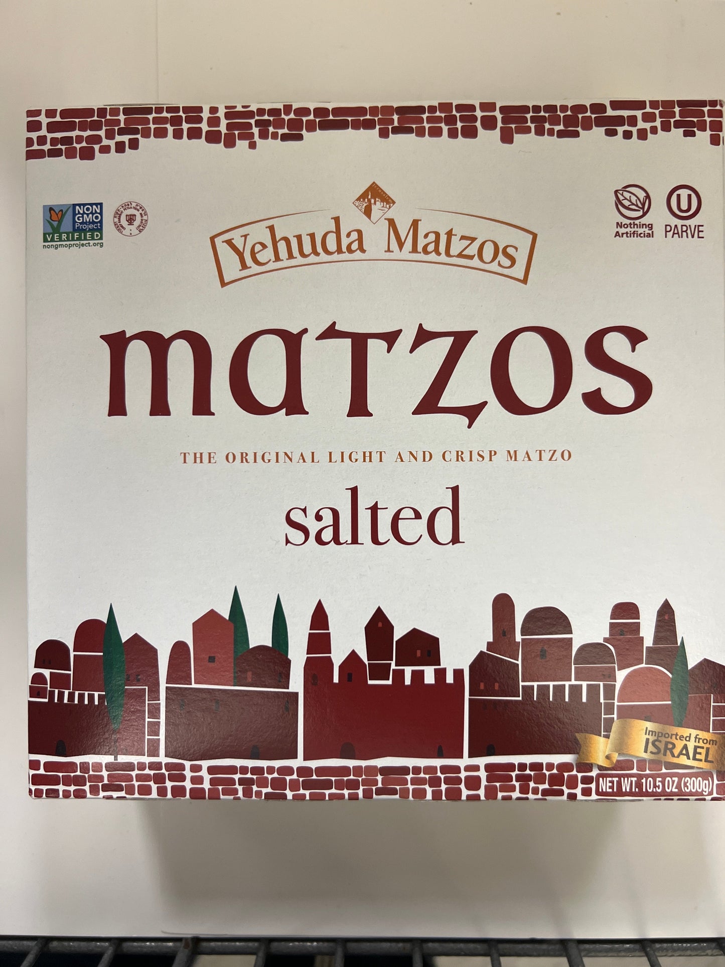 Yehuda matzos salted 16oz