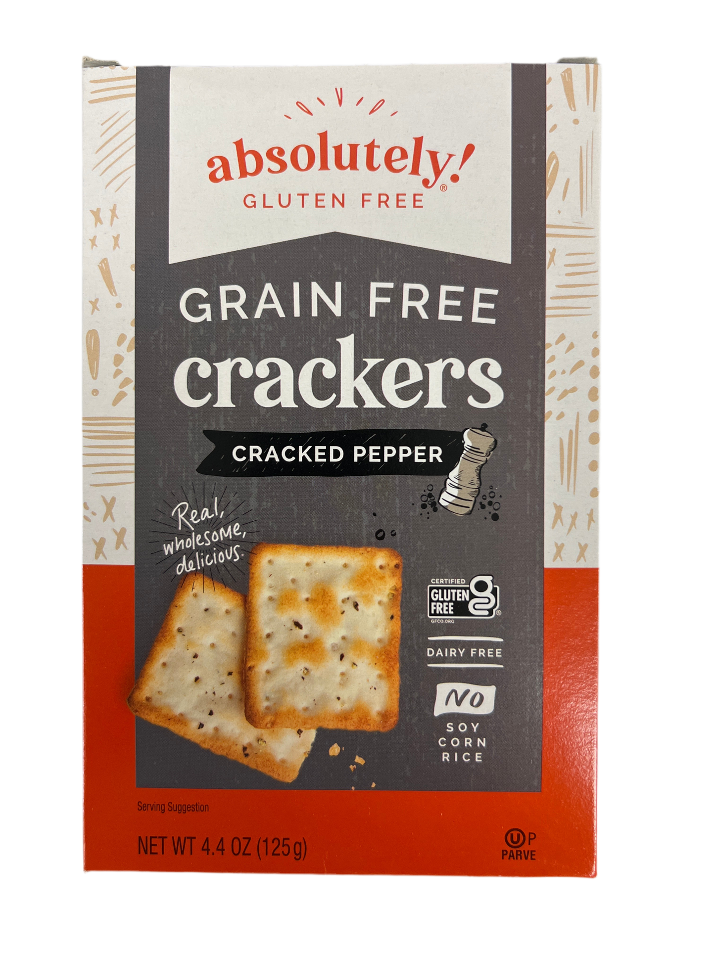 Absolutely gluten free. Grain free crackers Osem cracked pepper flavored
