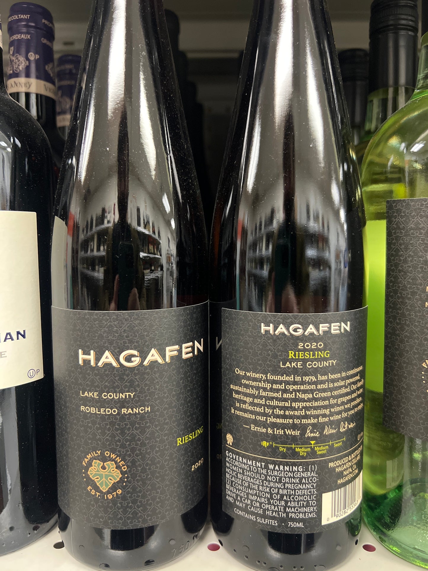 Hagafen Riesling Robledo Ranch 2020 Mevushal
