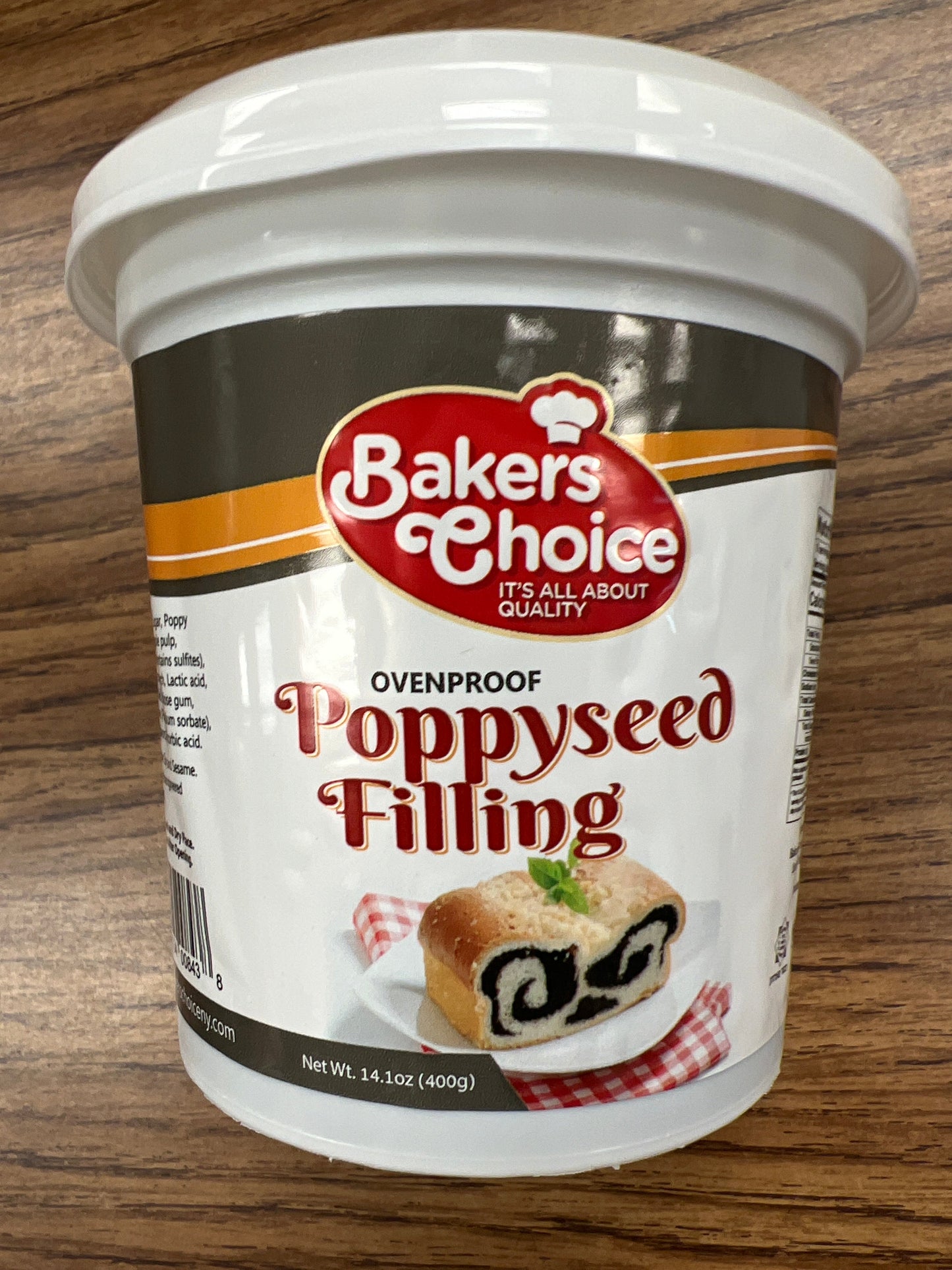 Baker’s choice poppyseed filling