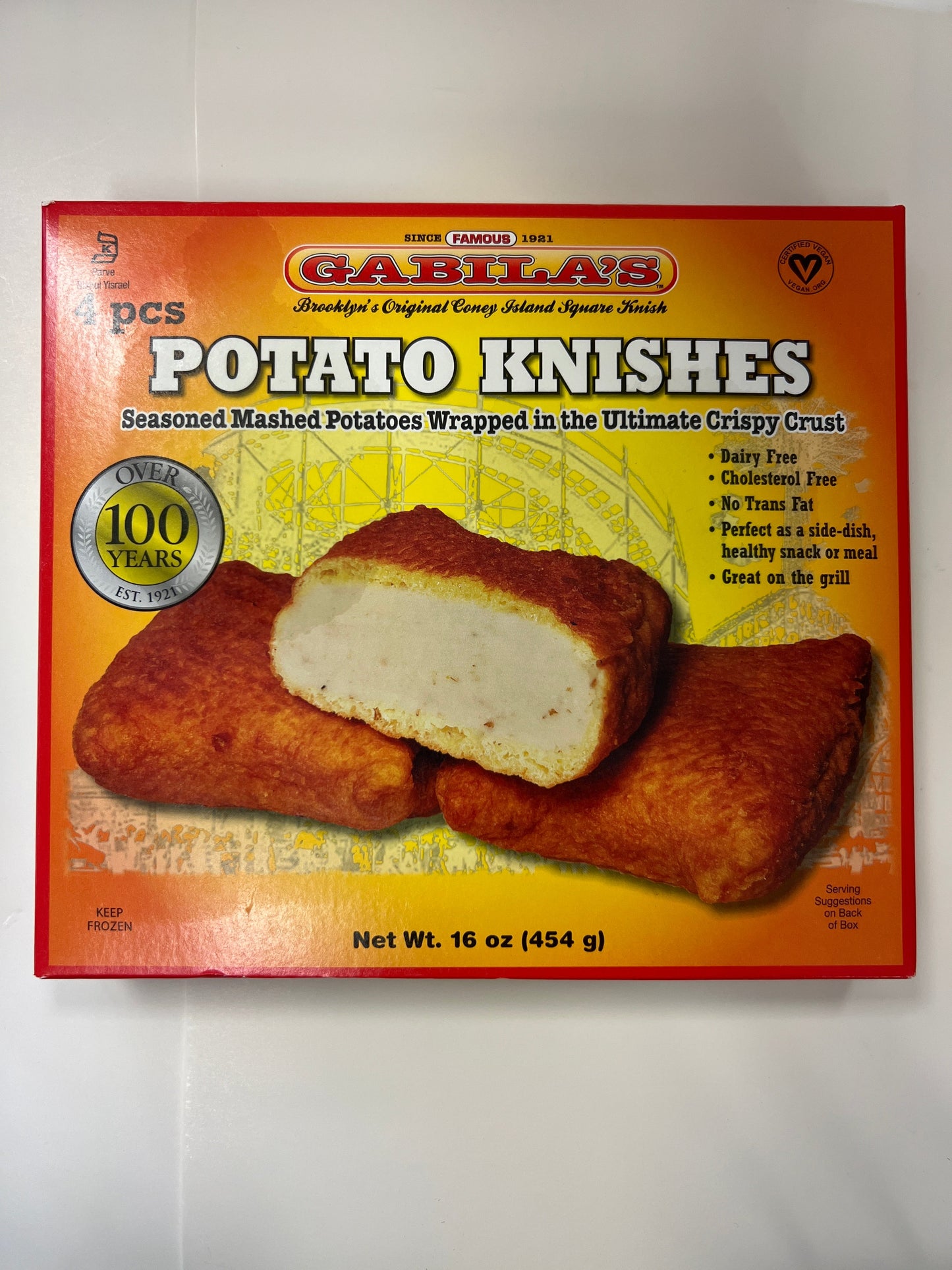 Gabilas potato knishes 4 pack