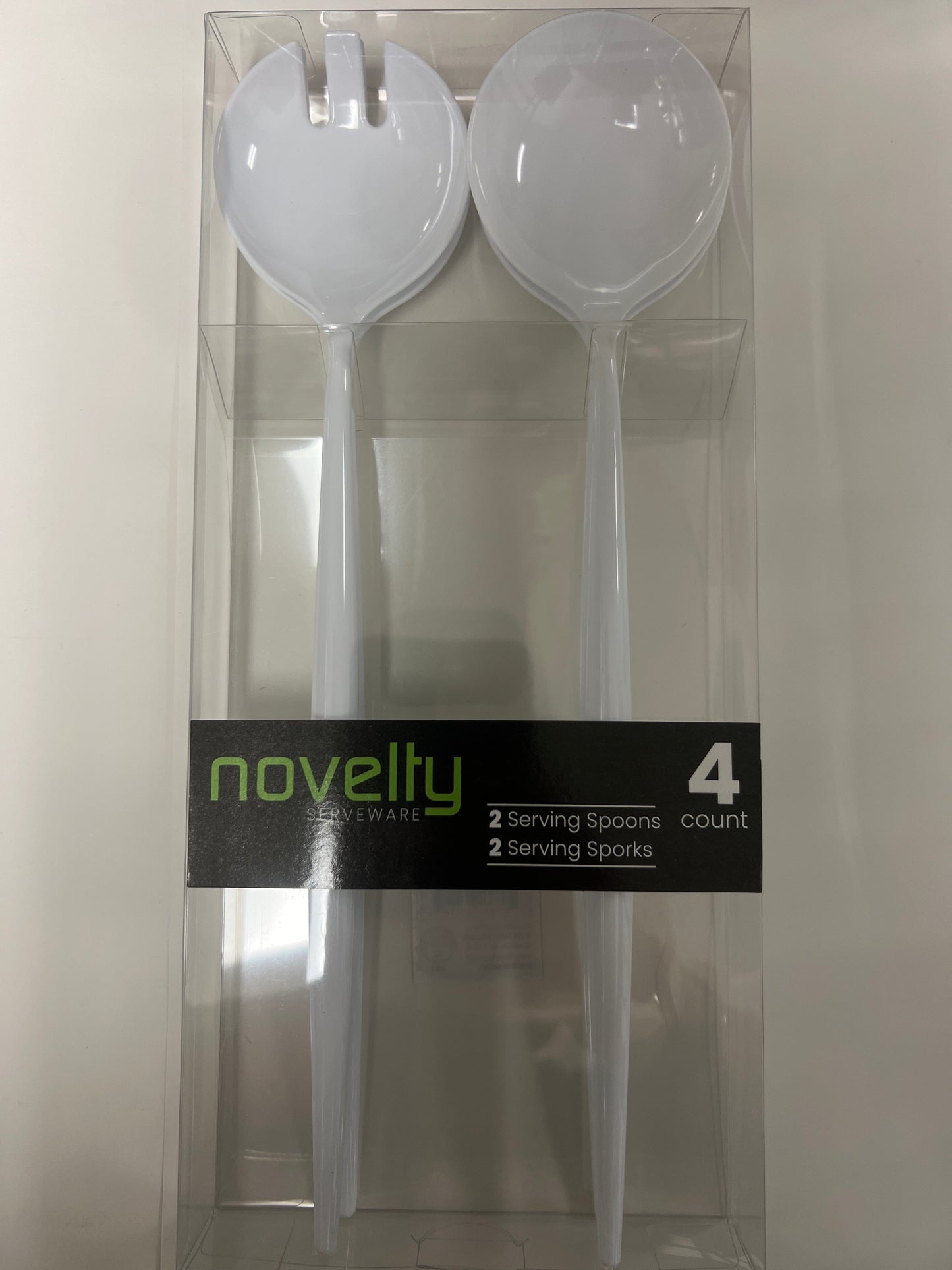 Blue sky #3218 novelty serve ware 4ct serving set white