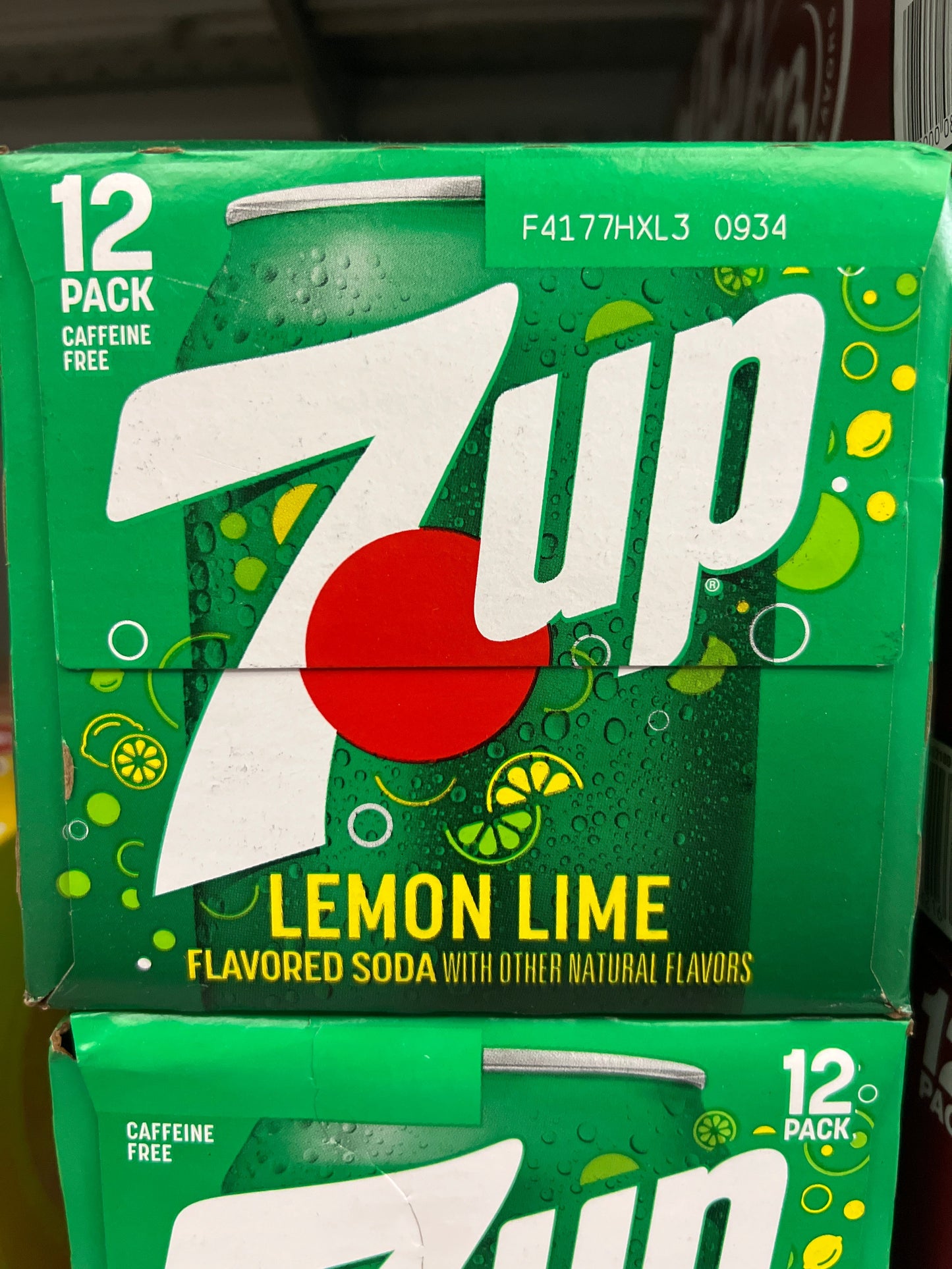 7up lemon lime 12 pack cans