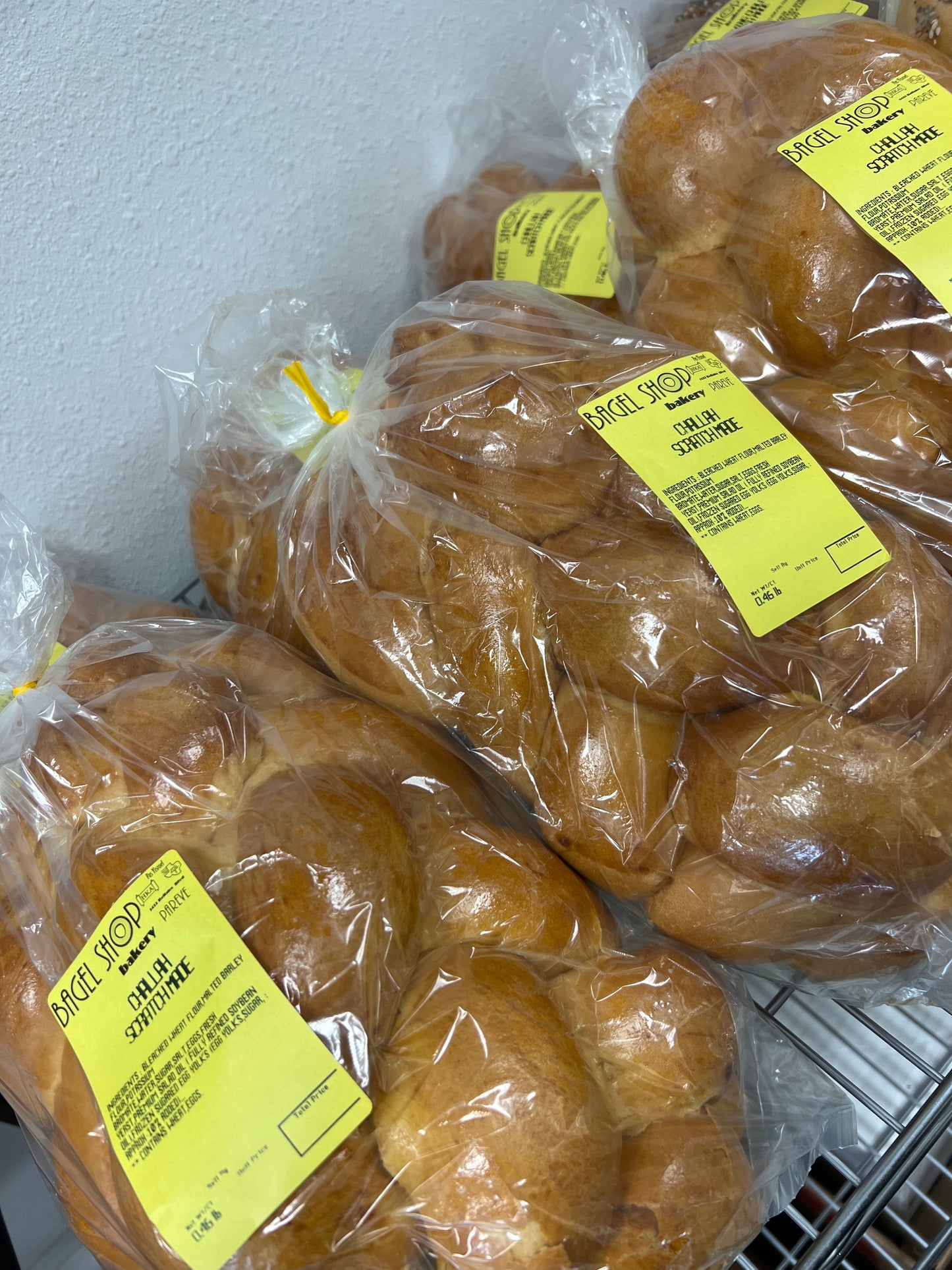Plain fresh challah on fridays only