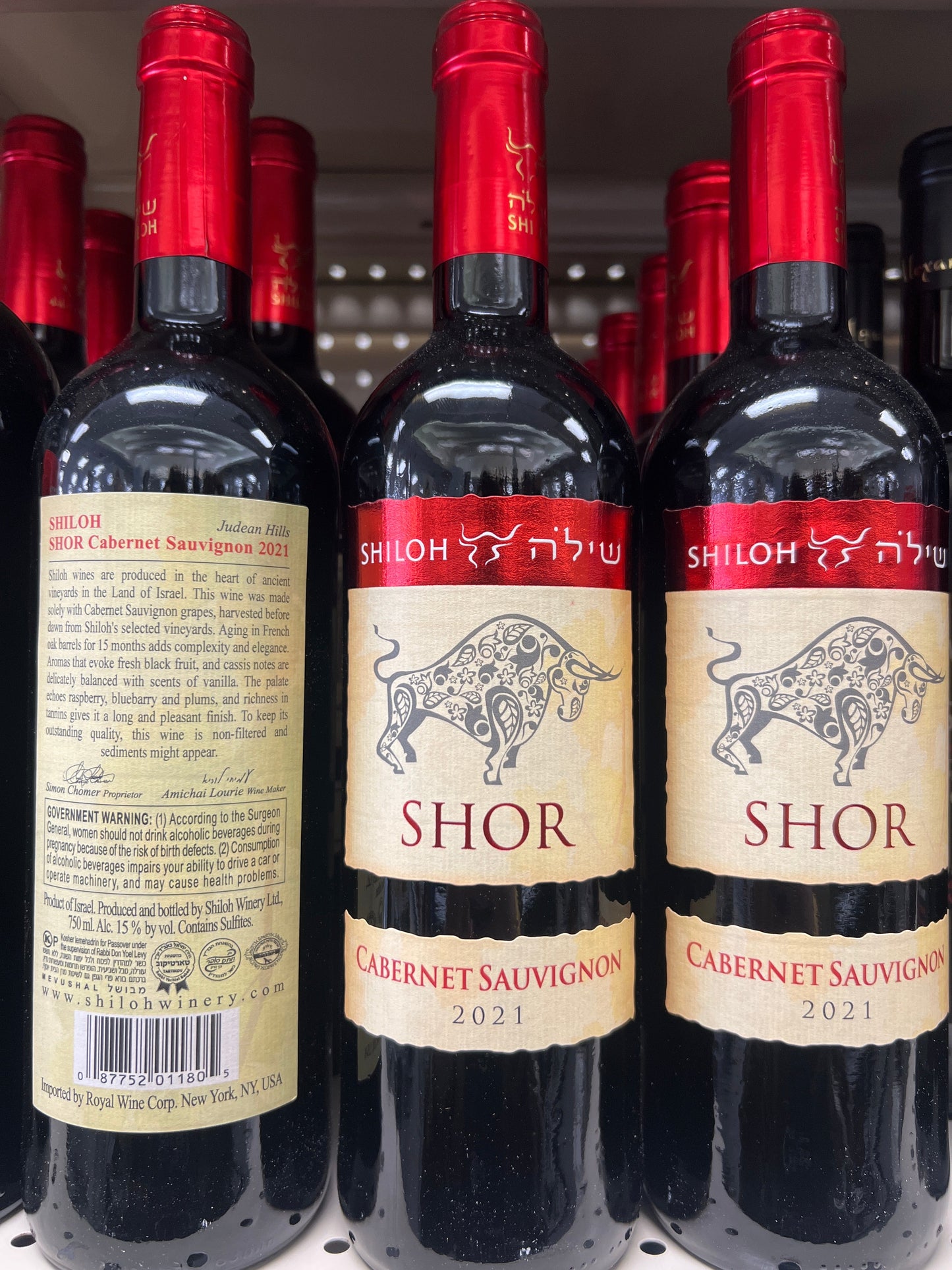 Shiloh Cabernet Sauvignon Shor Judean Hills 2021 Mevushal