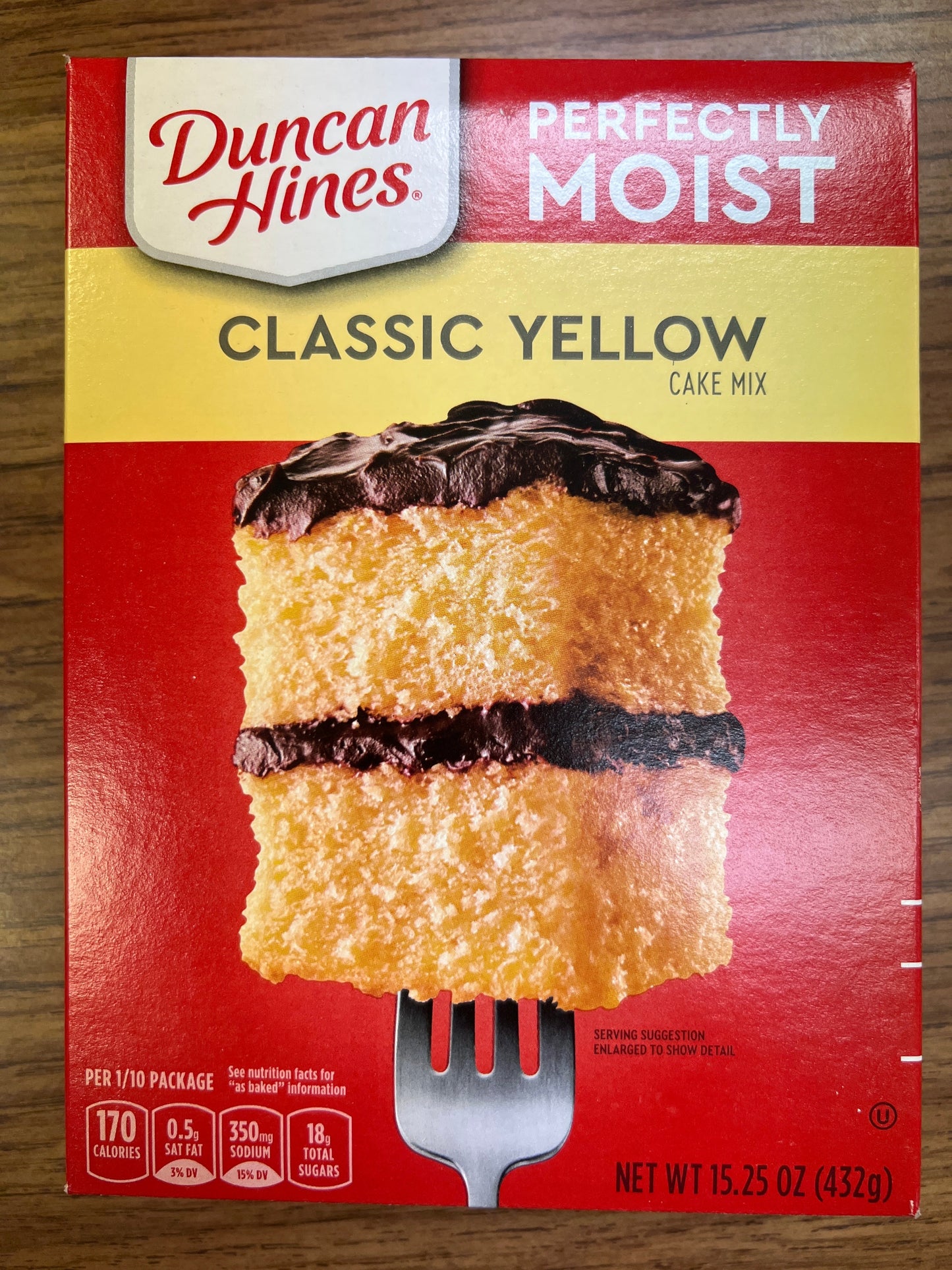 Duncan Hines classic yellow cake mix