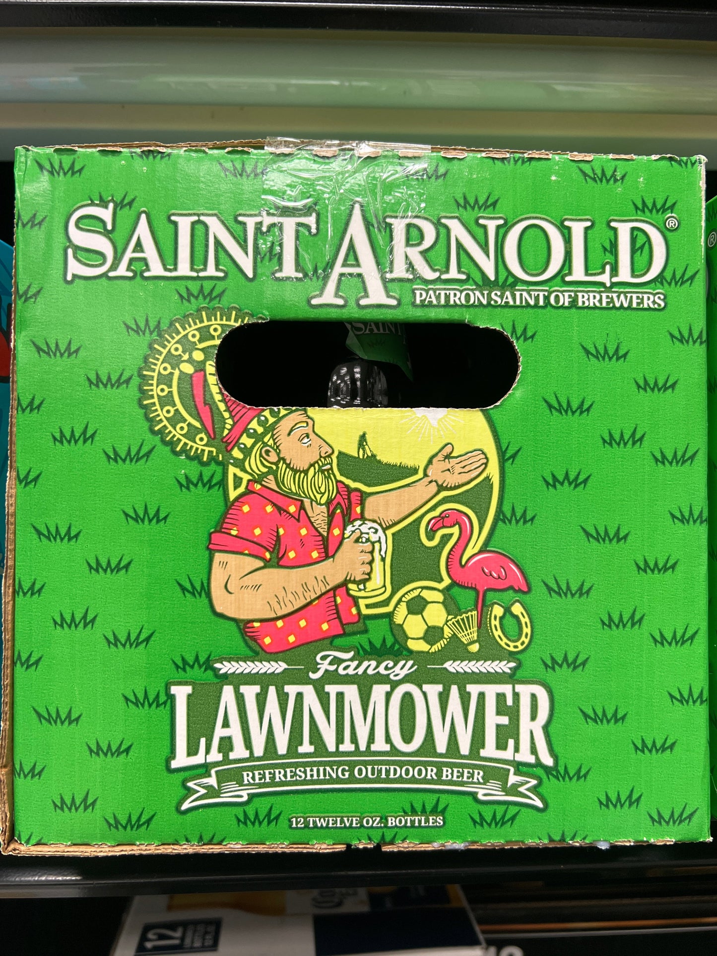 Saint Arnold lawnmower 12oz 12pk beer bottles