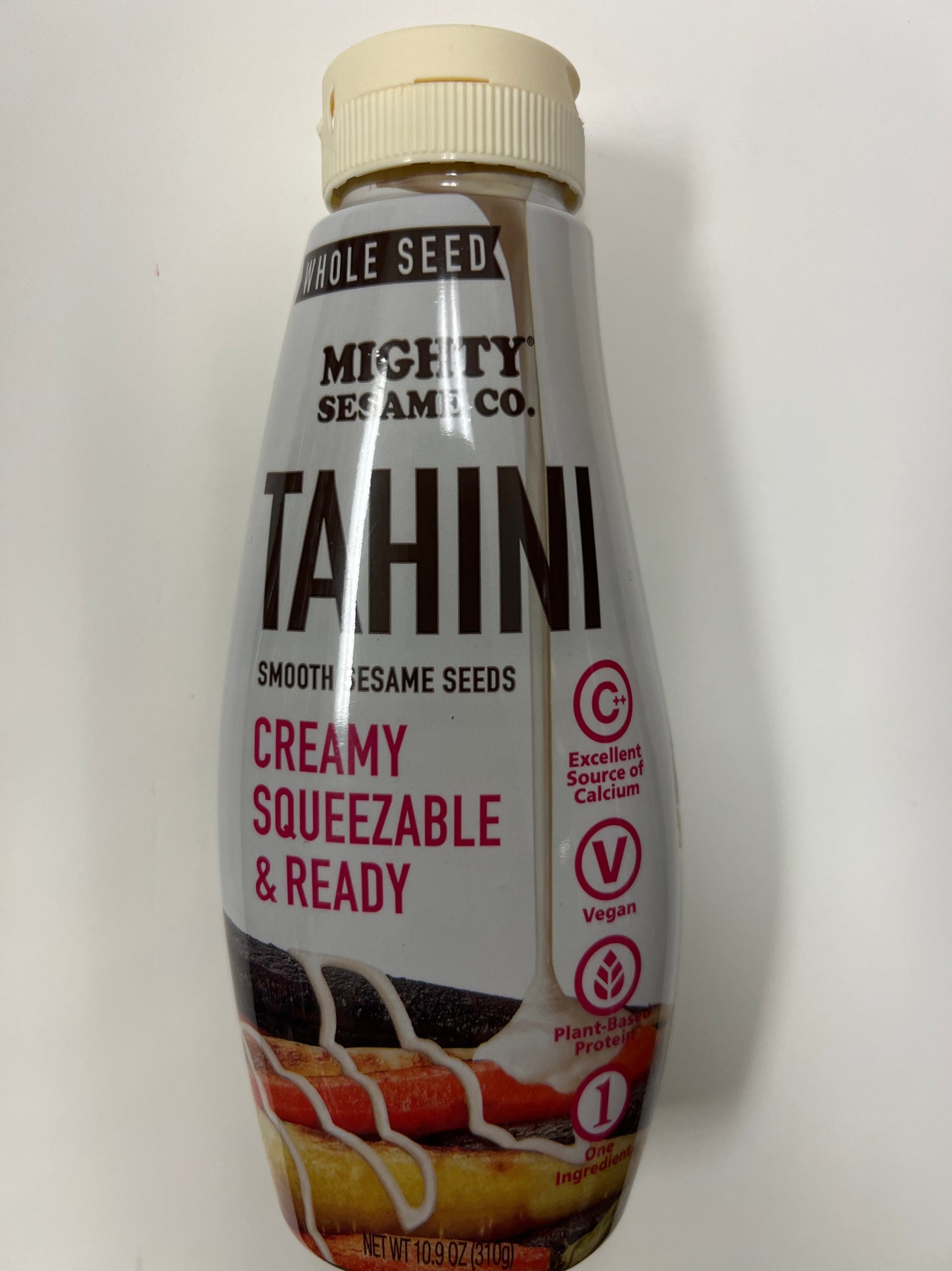 Mighty sesame co. Tahini creamy squeezable and ready