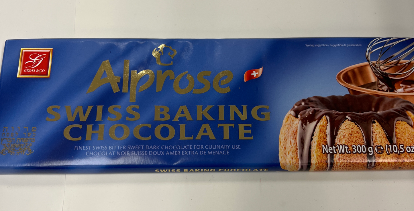 Alprose Swiss baking chocolate