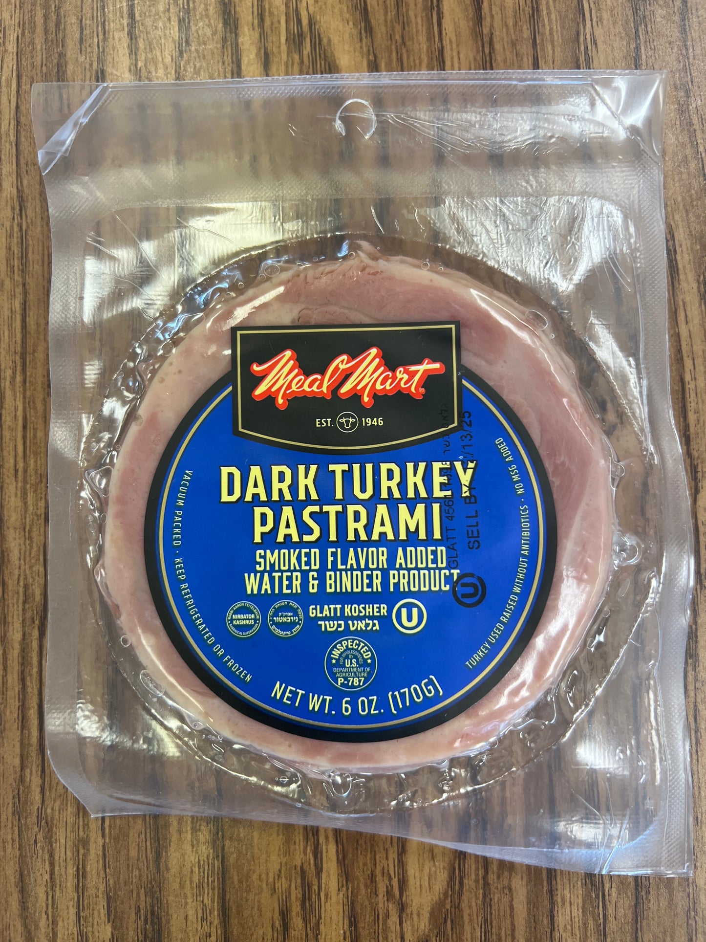 Mealmart. Dark Turkey pastrami