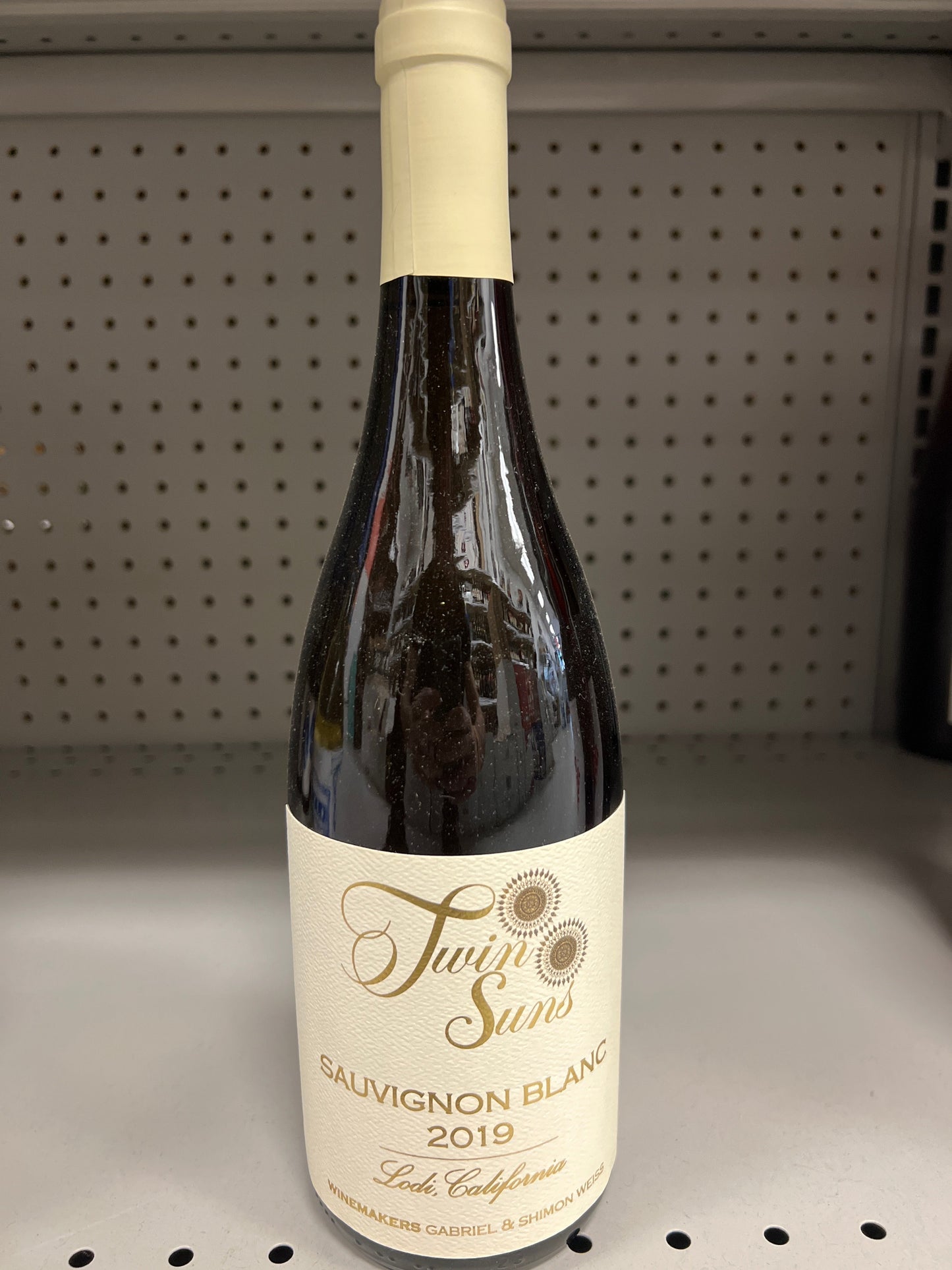 Twin suns Sauvignon blanc 2019. Lodi. California