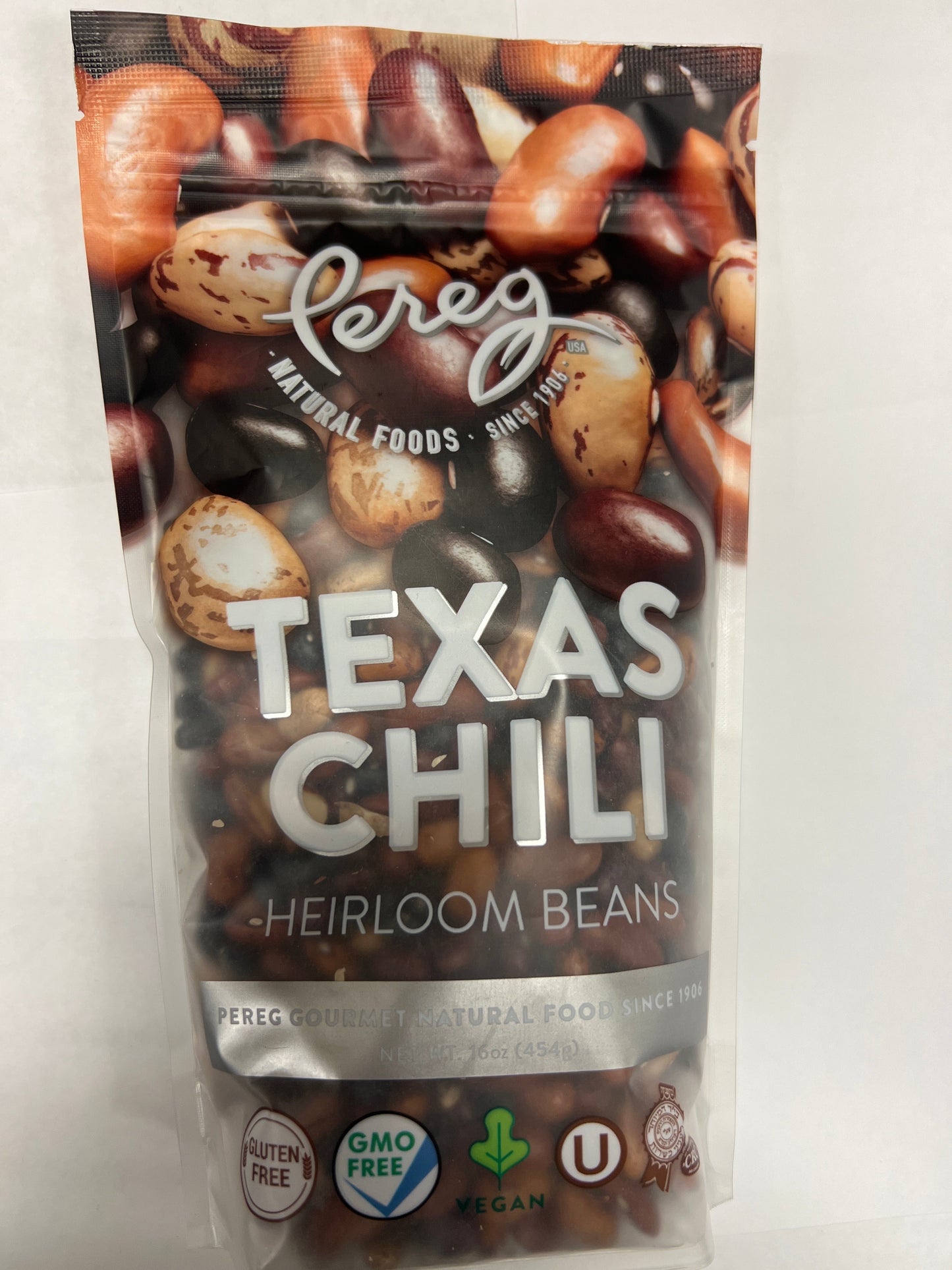 Pereg Texas chili heirloom beans 16oz