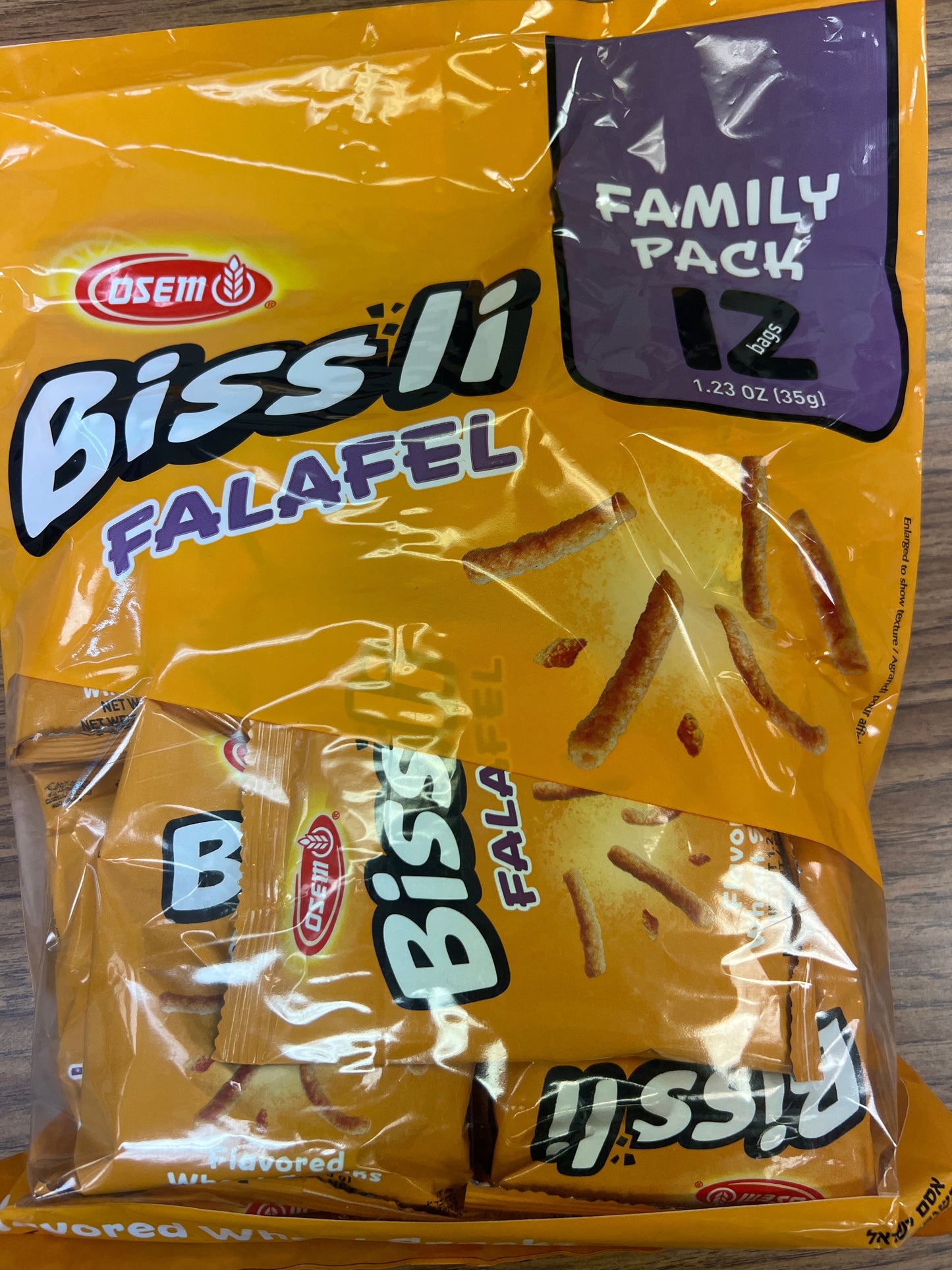 Osem bissli family pack 12ct falafel