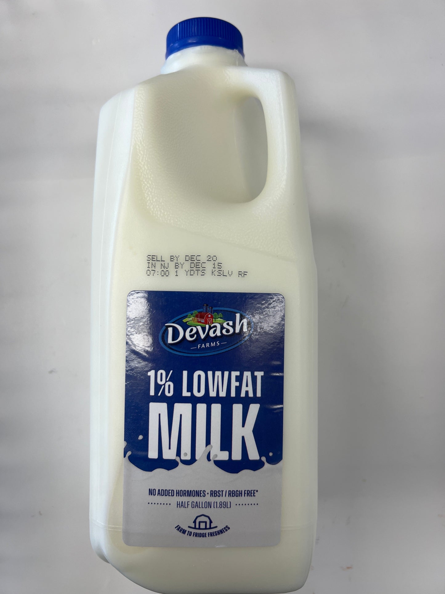 Devash 1% lowfat milk blue חלב