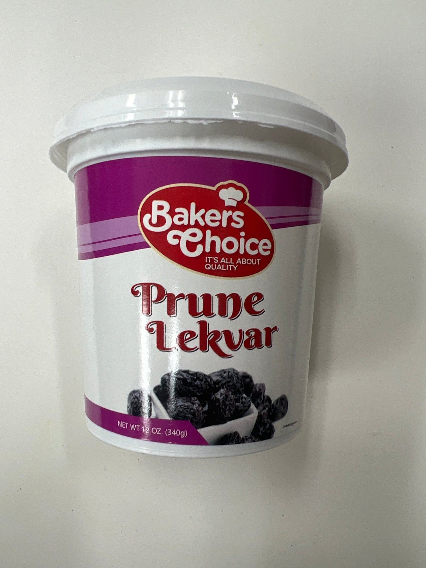 Baker’s choice prune lekvar