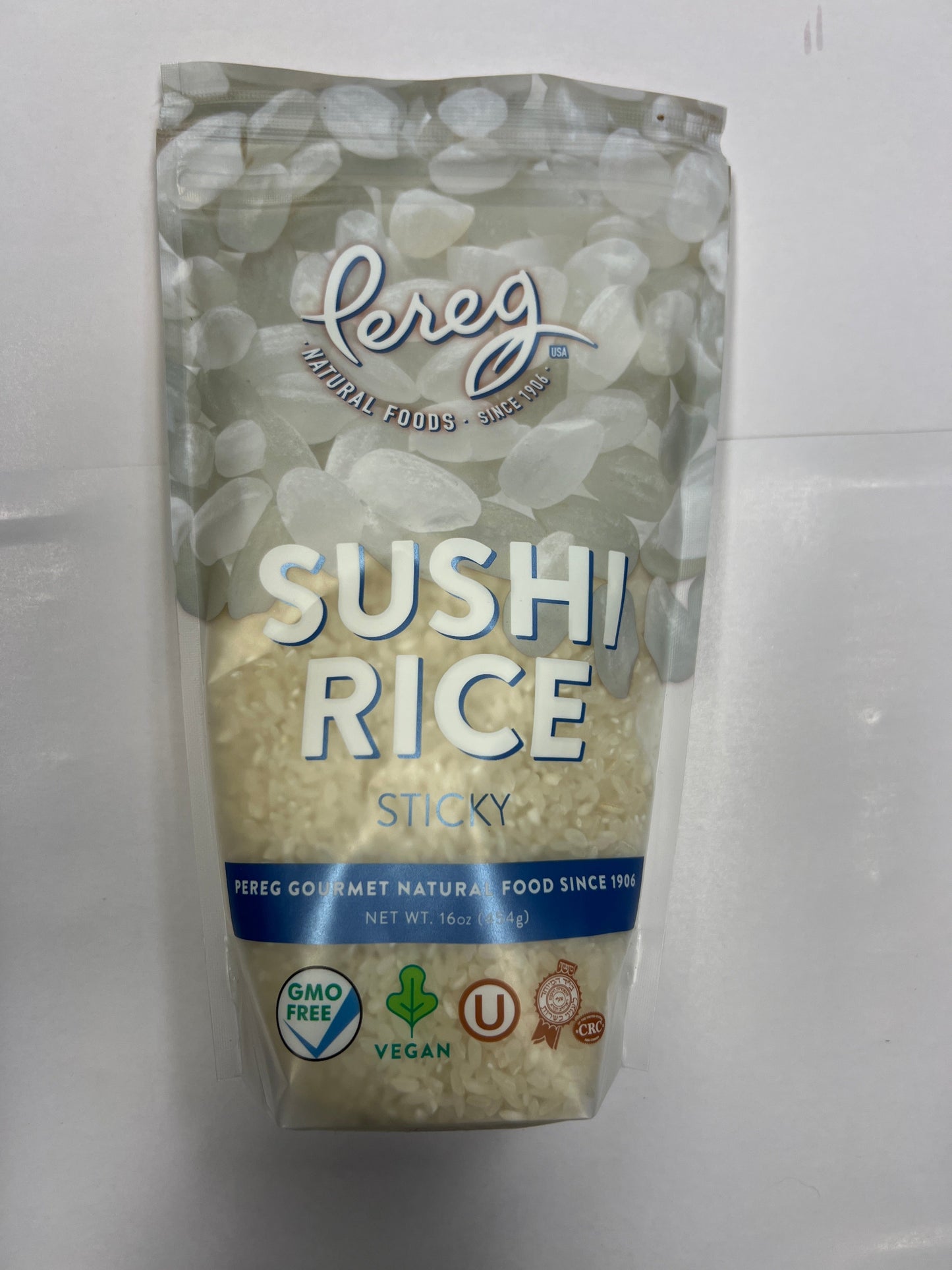 Pereg sushi rice sticky 16 ounces