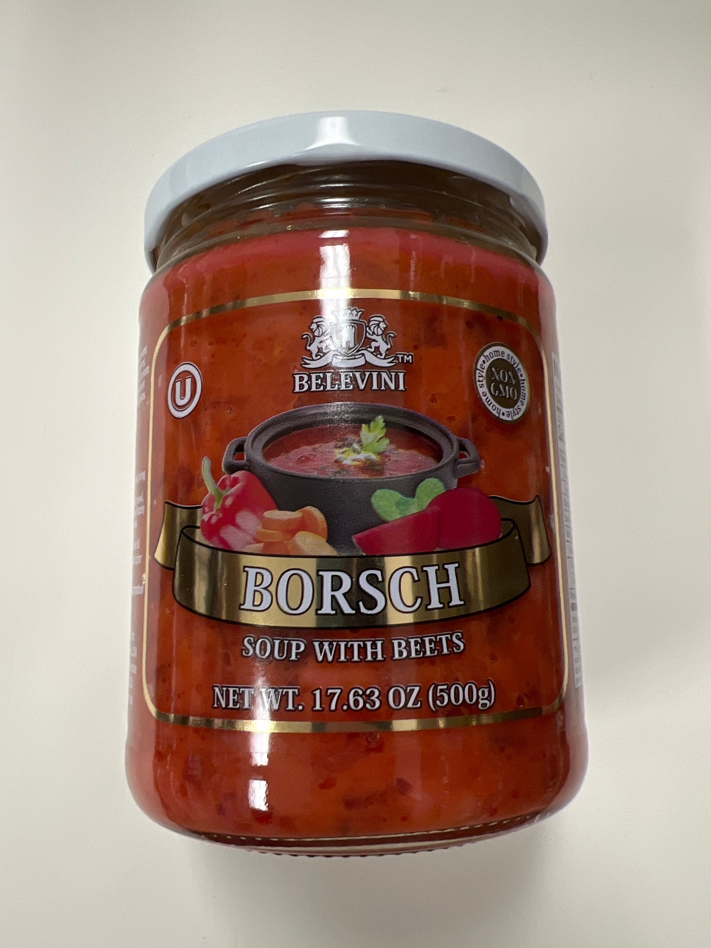 Belevini borscht soup with beets