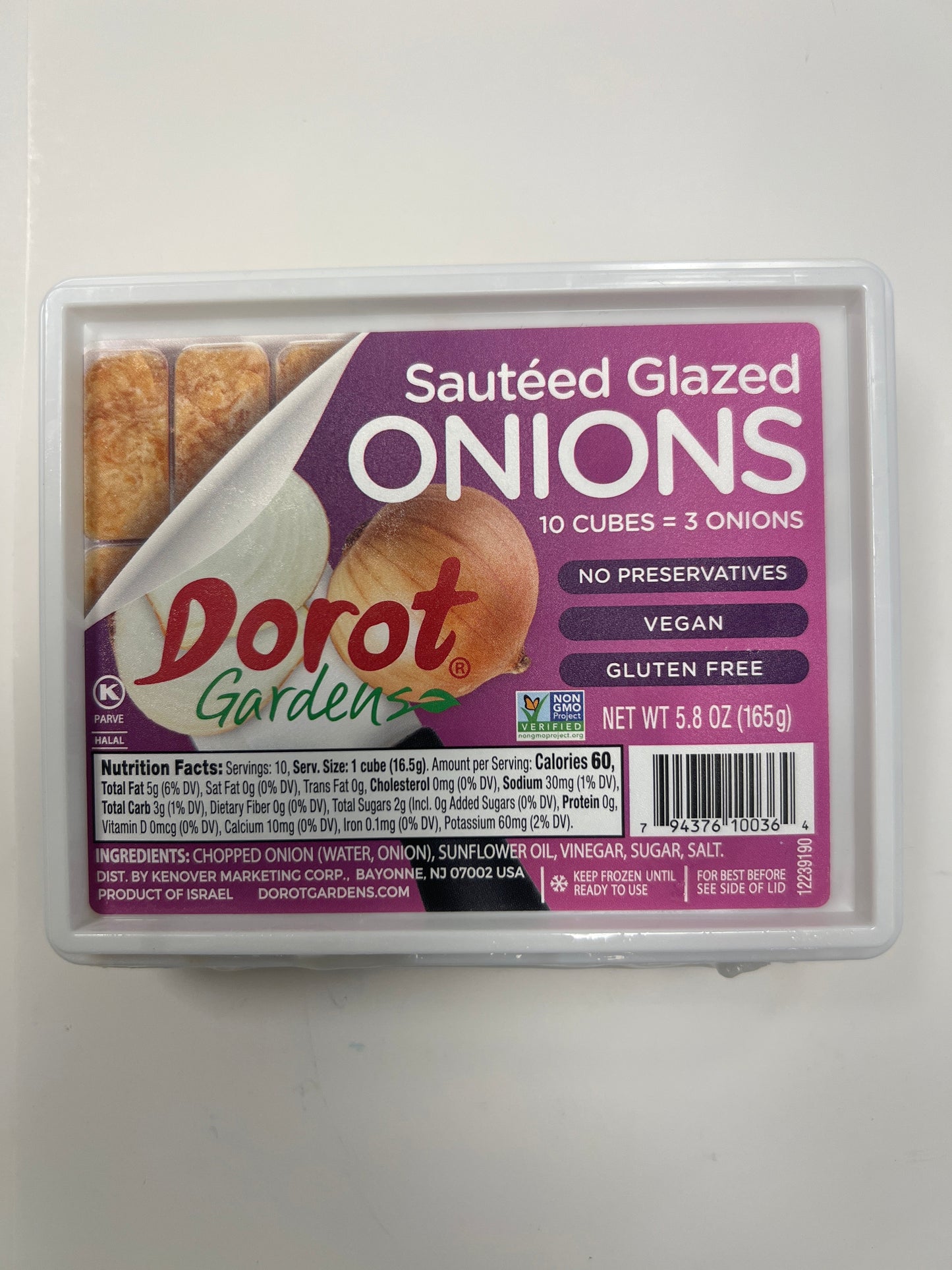 Dorot sautéed glazed onions gluten free