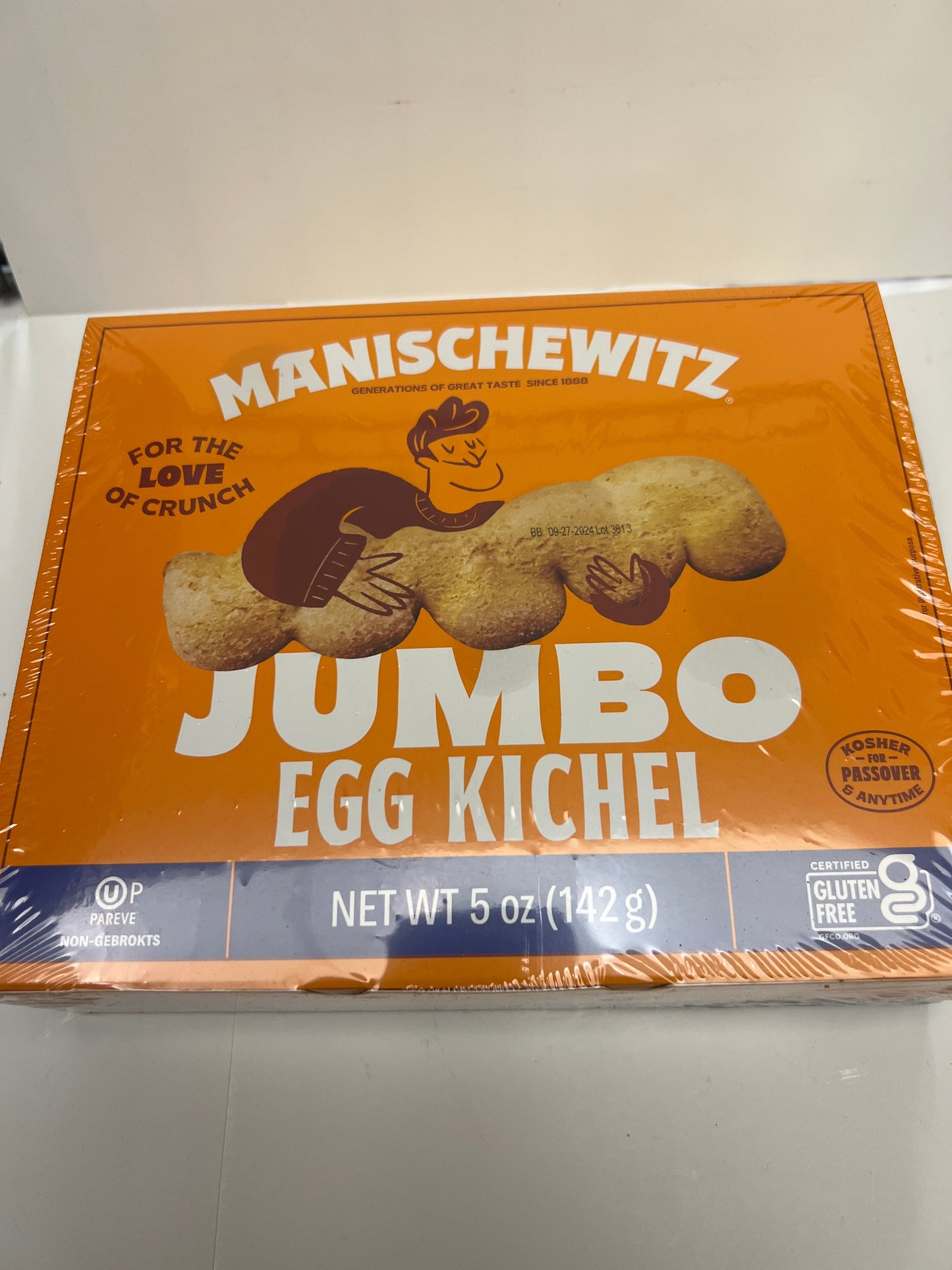Manischewitz jumbo egg kichel gluten free