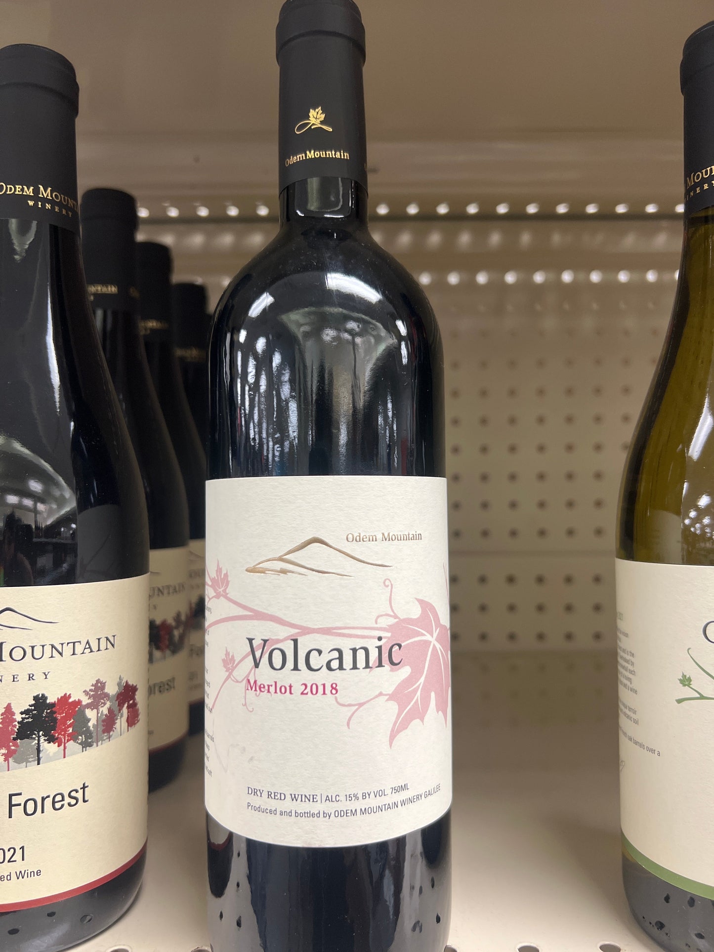 Odem Mountain Merlot Volcanic Galilee 2018 NOT Mevushal