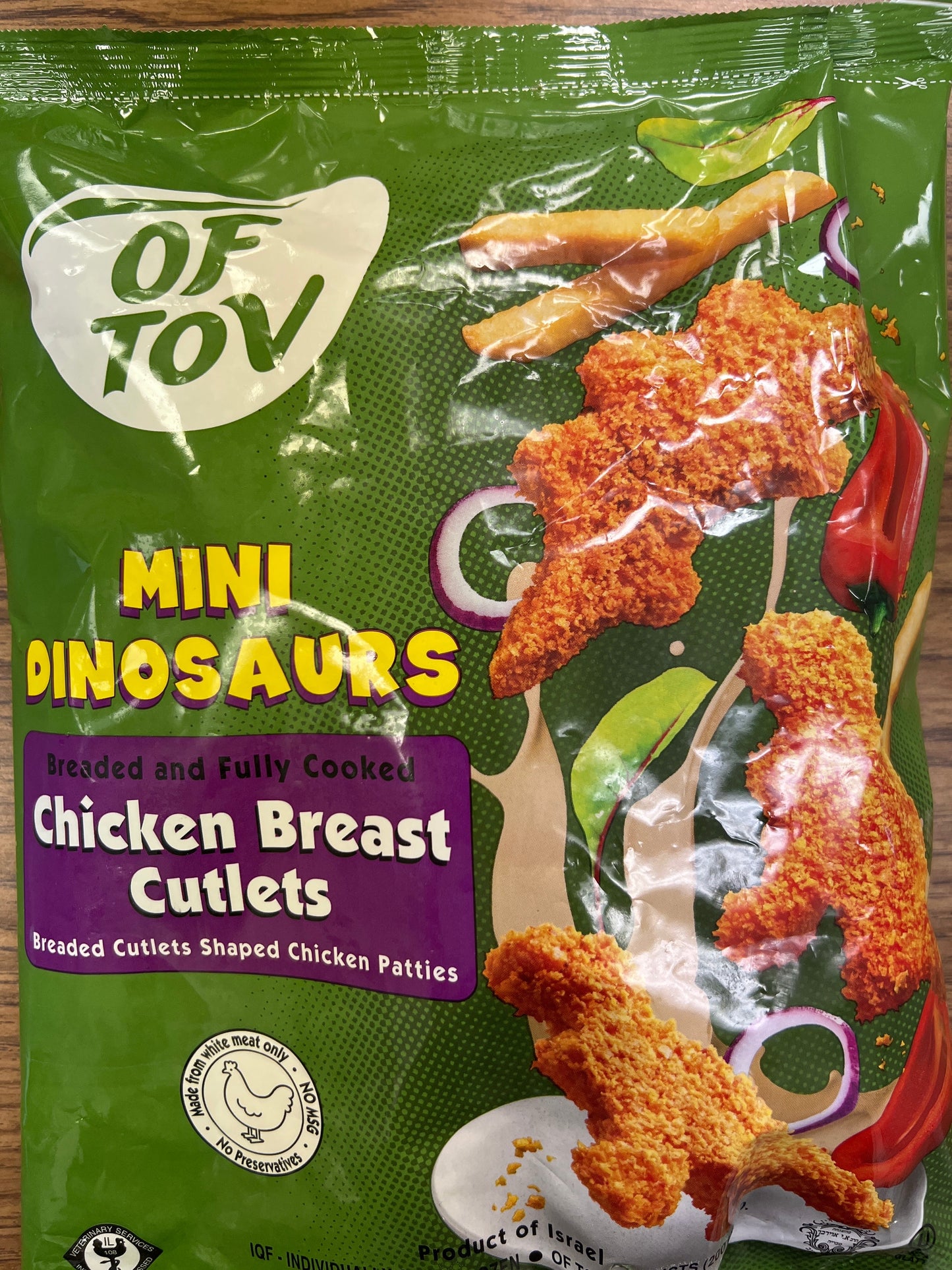 Of tov. Mini dinosaurs chicken breast cutlets 2lbs