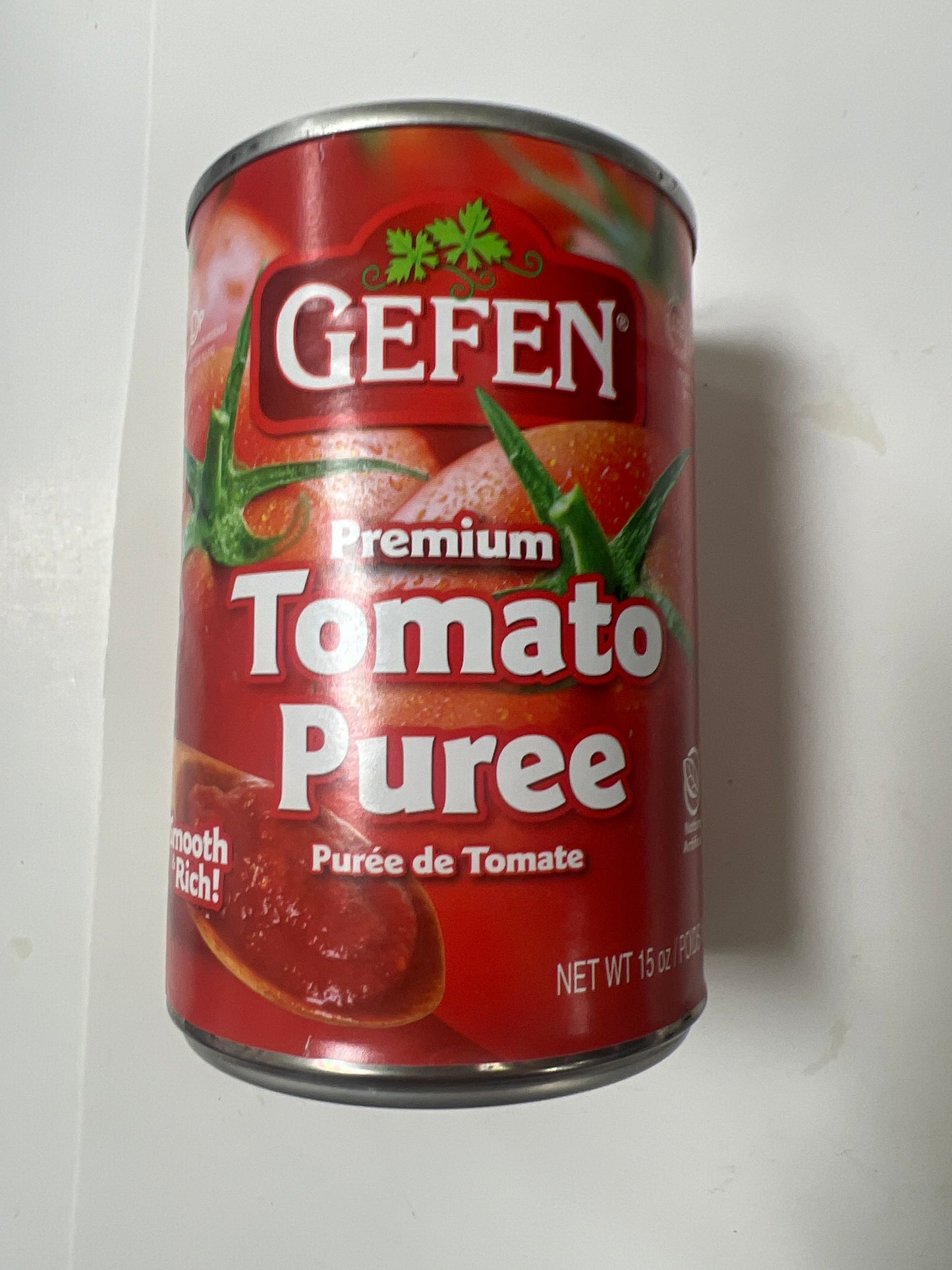 Gefen premium tomato purée 15oz