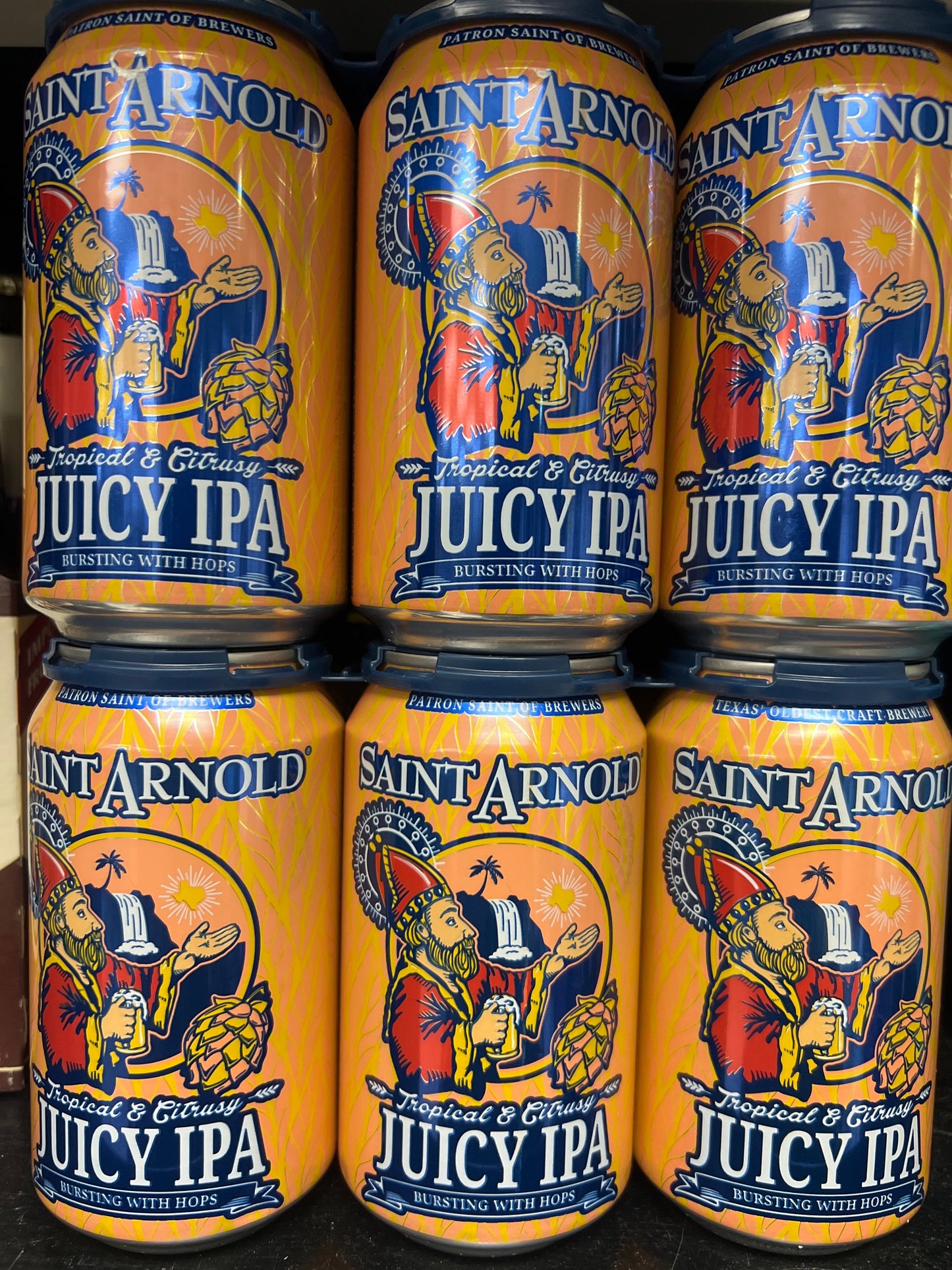 Saint Arnold juicy IPA 12oz 6pk beer cans