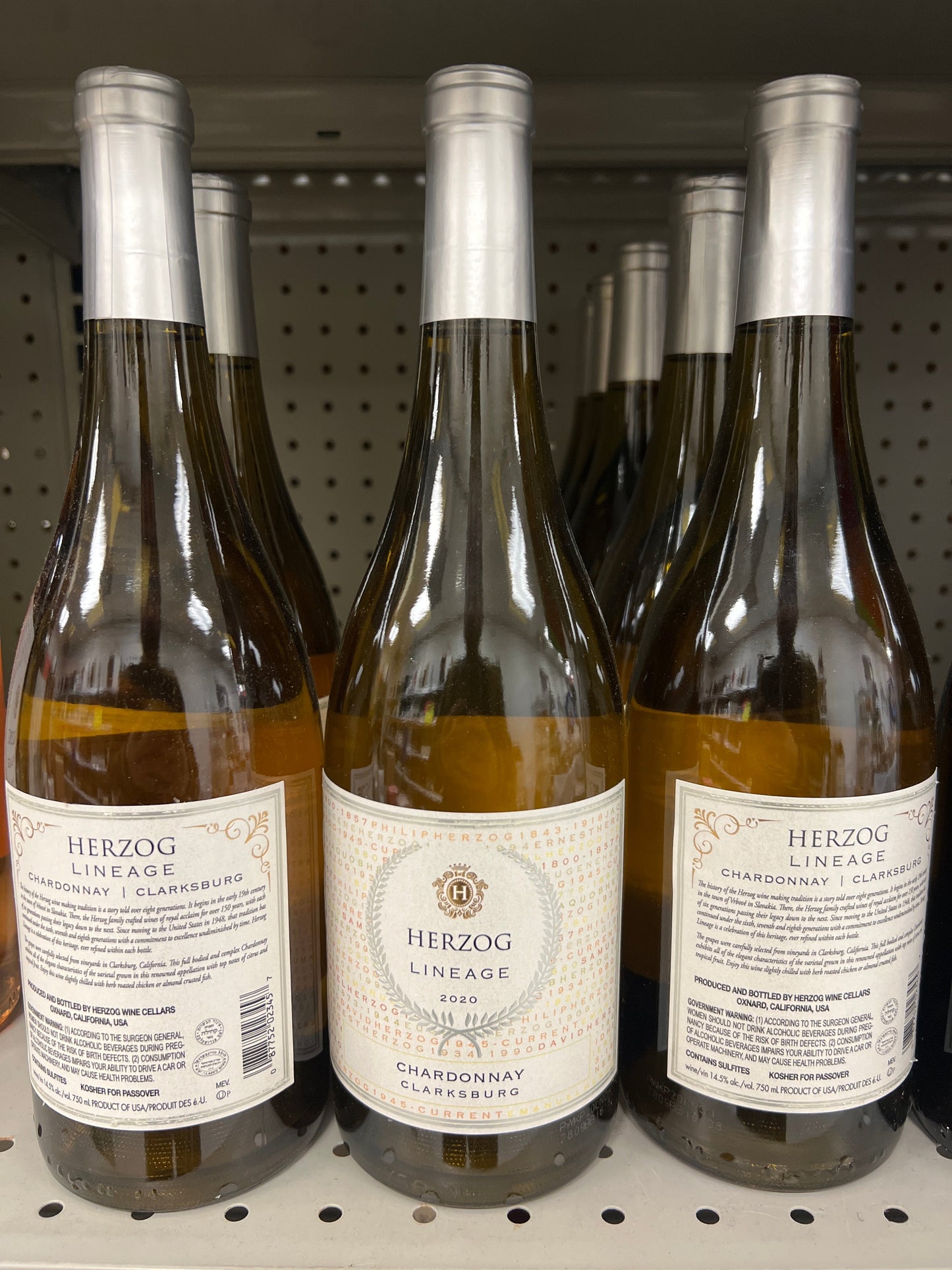 Herzog Chardonnay Lineage Clarksburg Mevushal