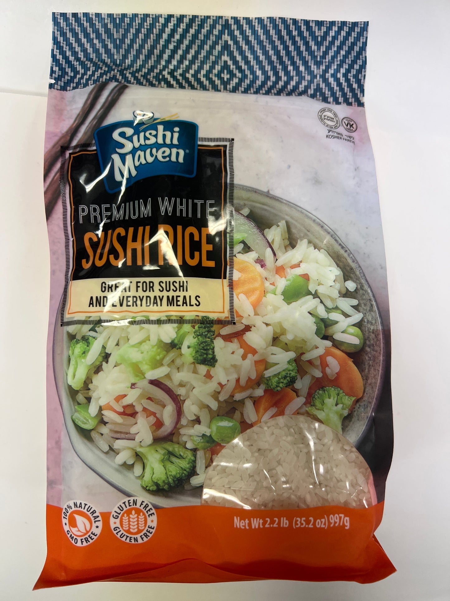 Sushi maven premium white sushi rice 2.2lbs gluten free