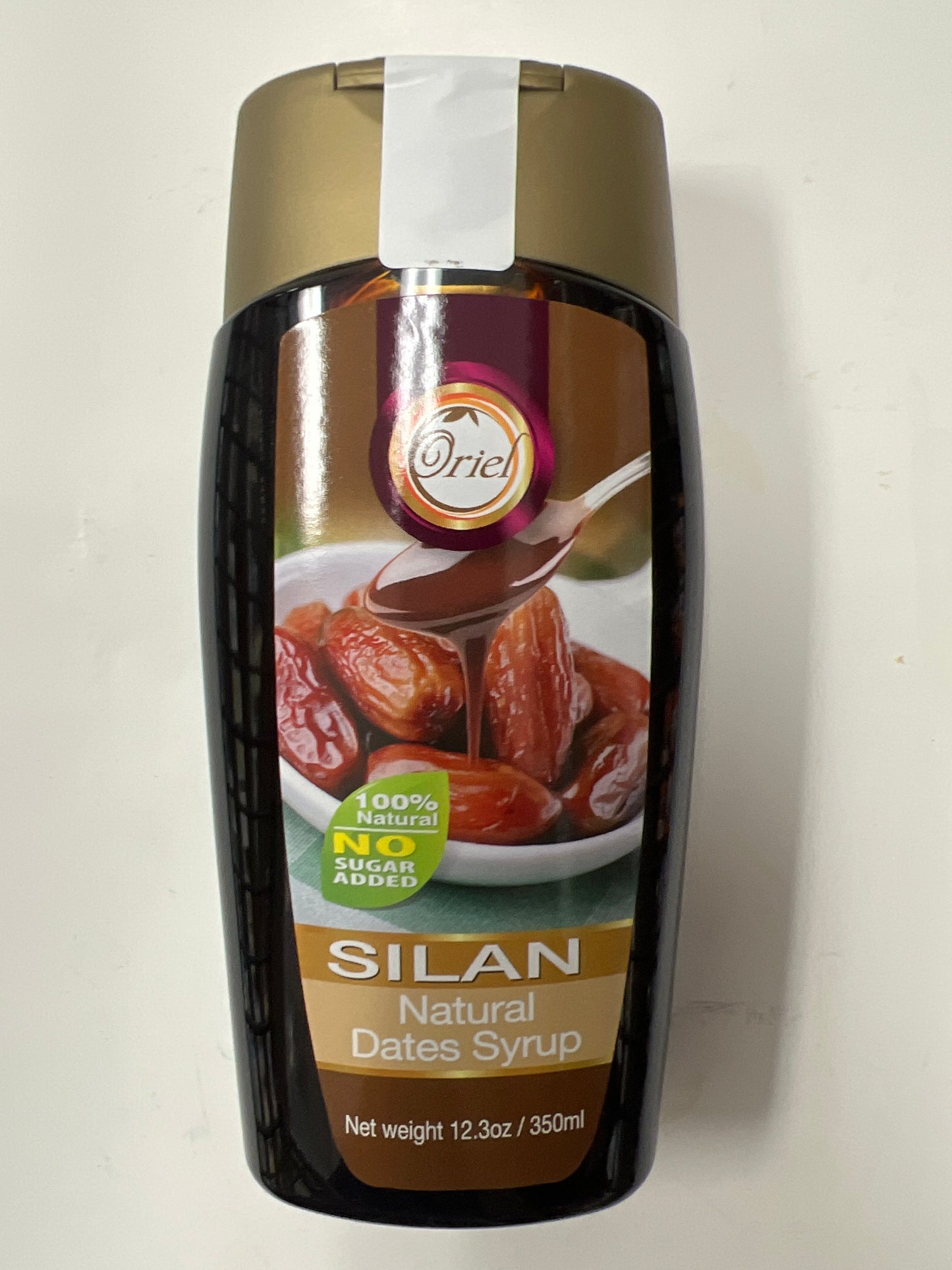 Oriel no suger added silan natural date syrup 12oz squeeze bottle