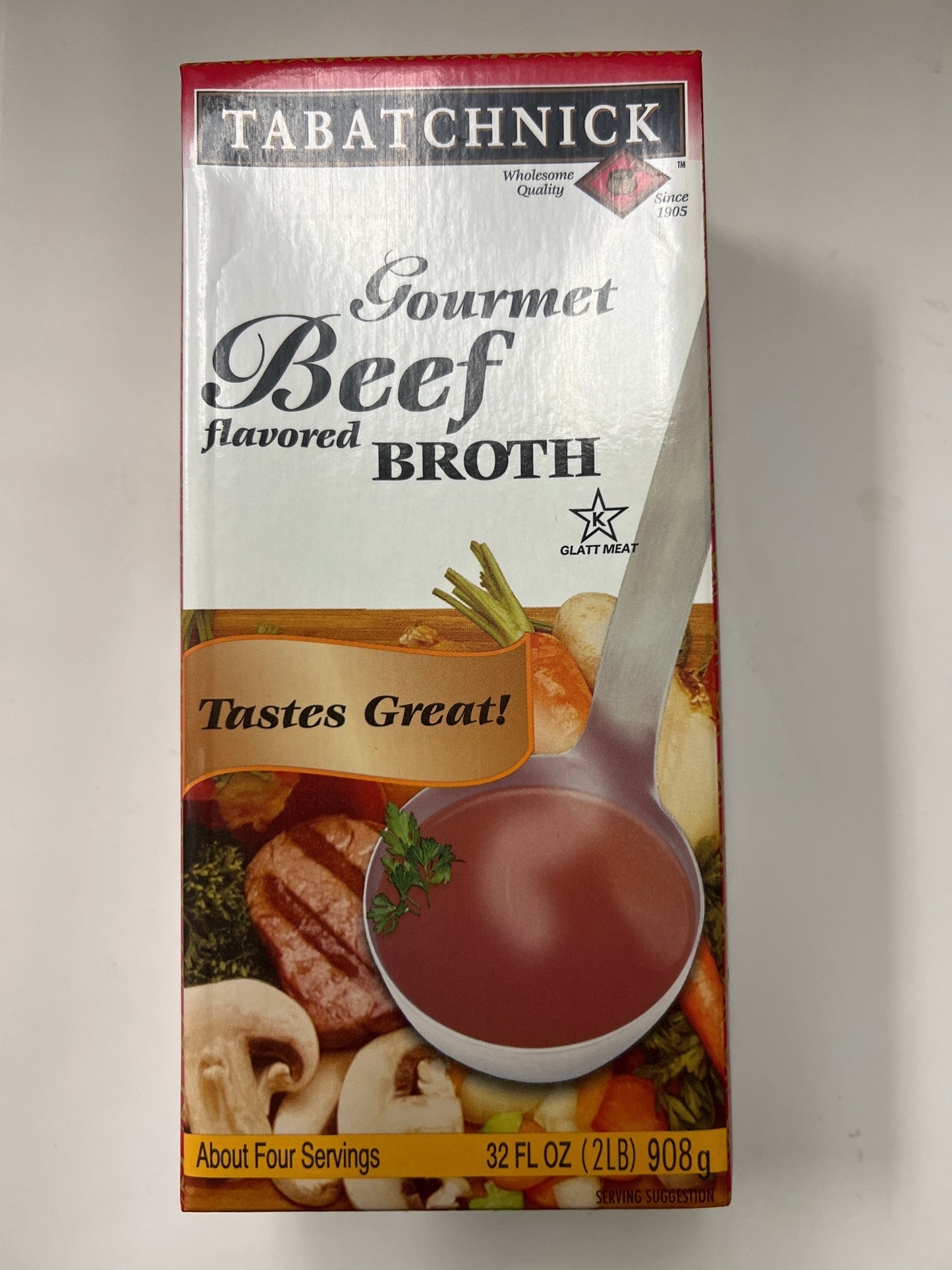 Tabachnik gourmet beef flavored broth