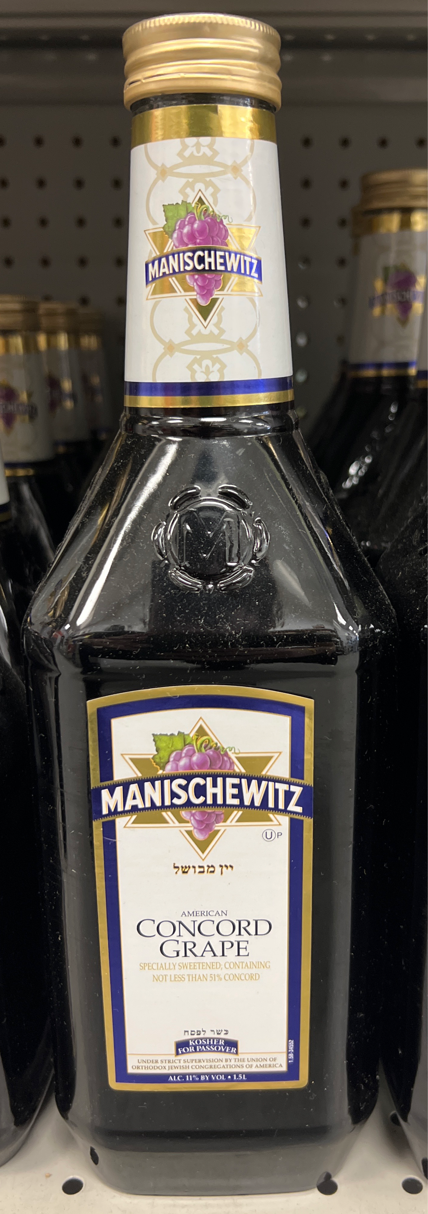 Manischewitz Mev. American Concord grape 1.5L