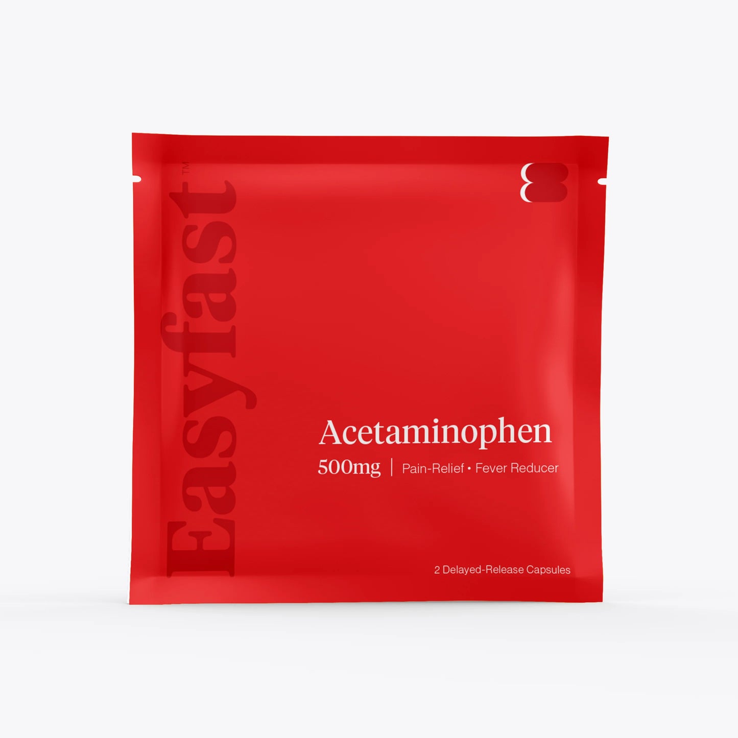 Easy fast acetaminophen. 2 capsules