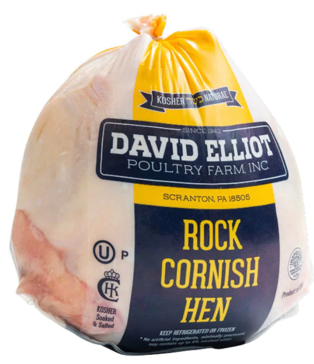 David Elliot rock Cornish hens chicken