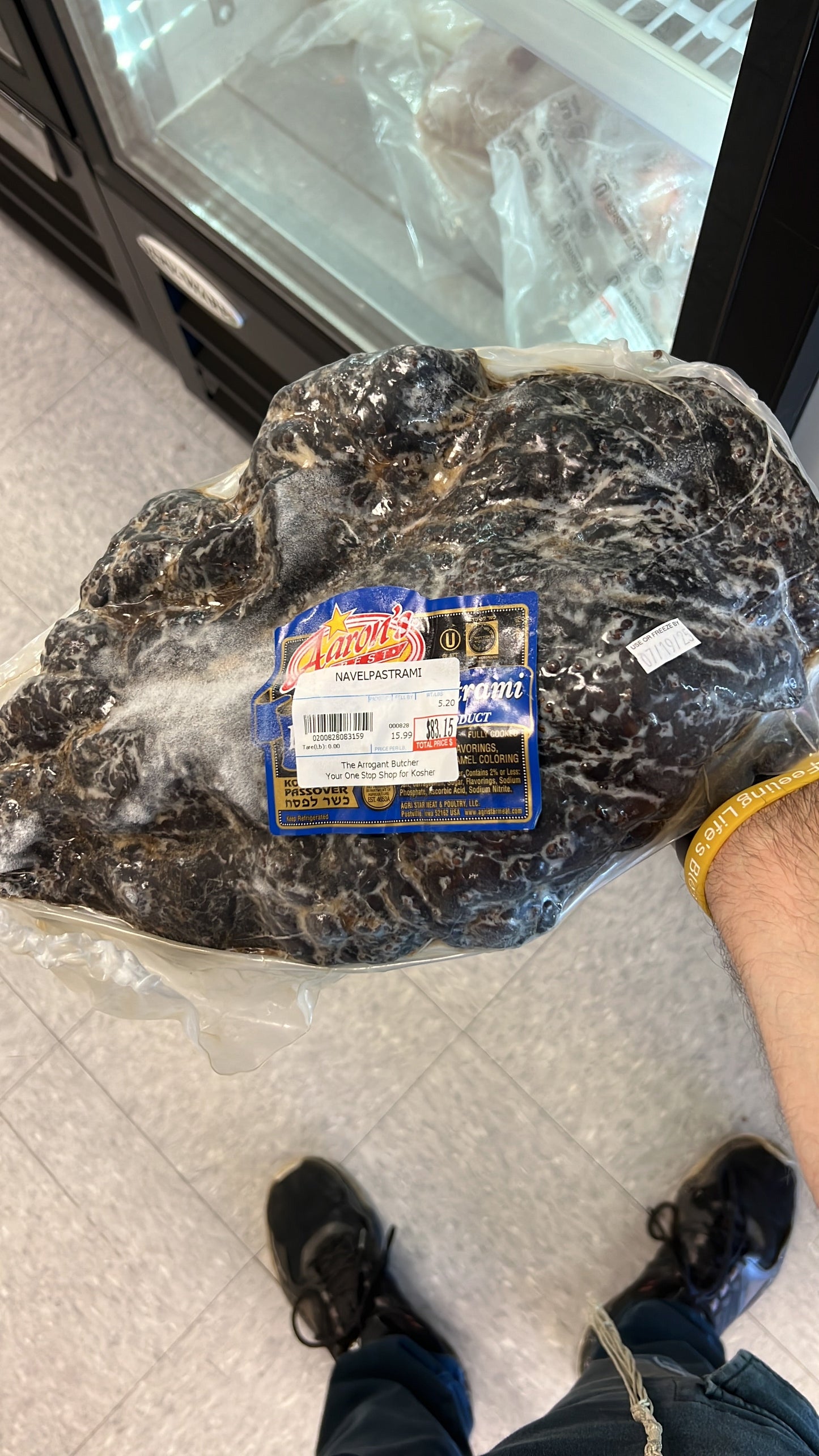 Aarons beef navel pastrami $15.99/lb. Price adjusted at fulfillment. Approx 6lbs