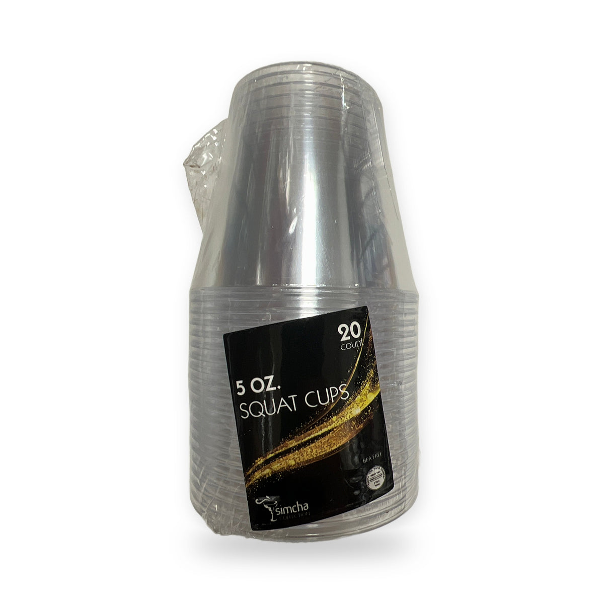Blue sky #2766 5oz squat cups 20ct clear