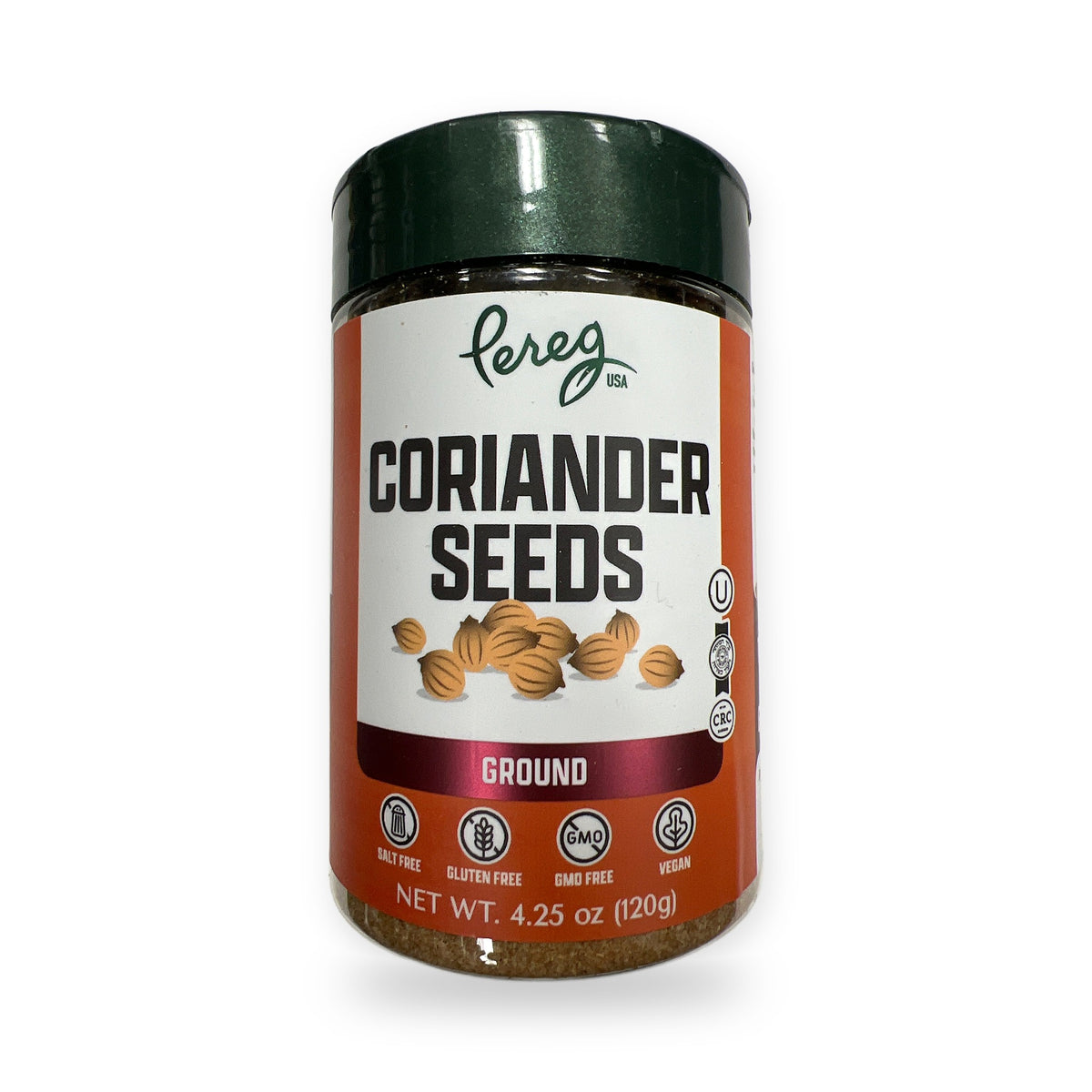 Pereg coriander seeds. Ground