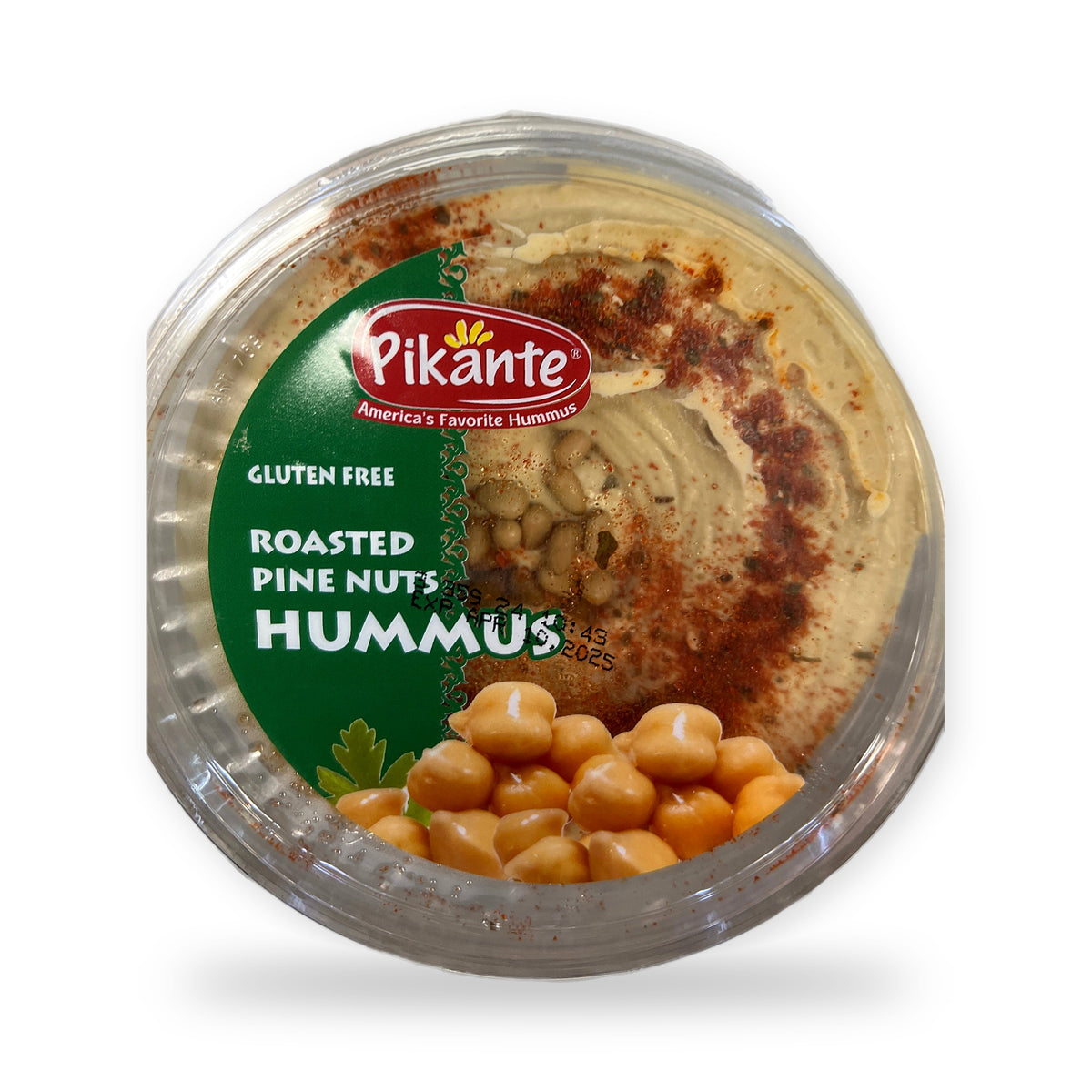 Pikante roasted pine nuts hummus gluten free 14oz