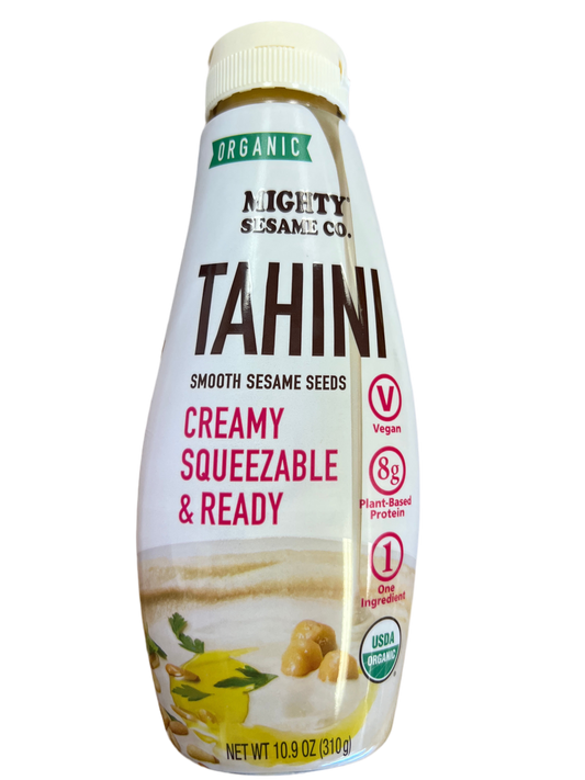 Mighty sesame co. Organic tahini creamy squeezable and ready