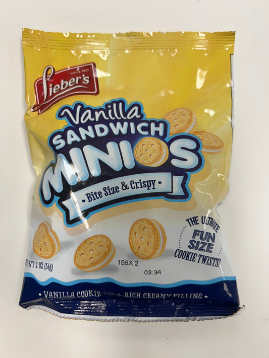 Liebers vanilla sandwich minios 2oz