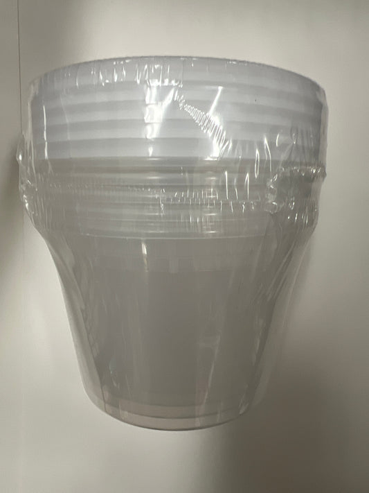 Blue sky #1138 plastic house deli container 5 sets 16oz with lids