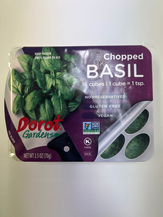 Dorot chopped basil gluten free