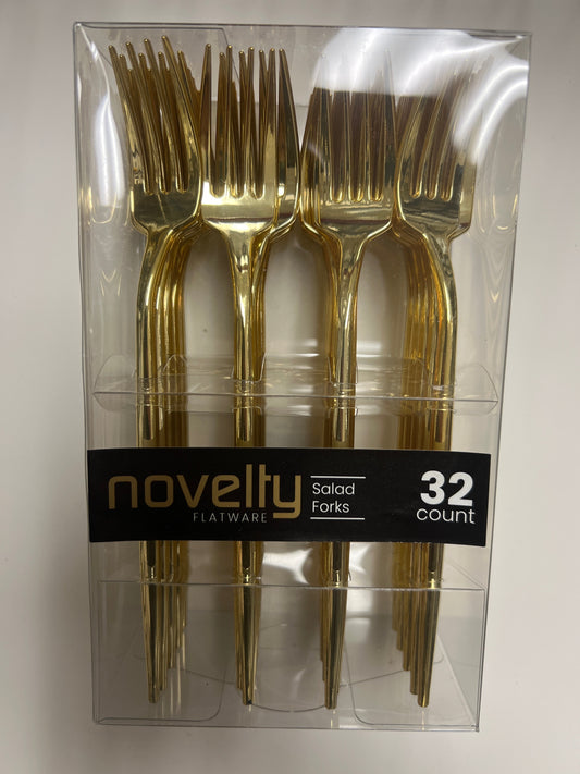 Blue sky #2922 novelty flatware salad forks. 32ct