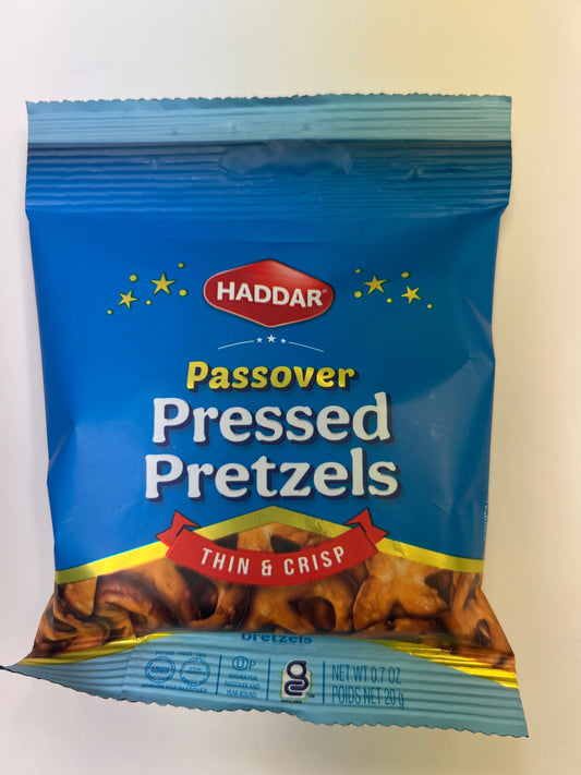 Haddar Passover pressed pretzels
