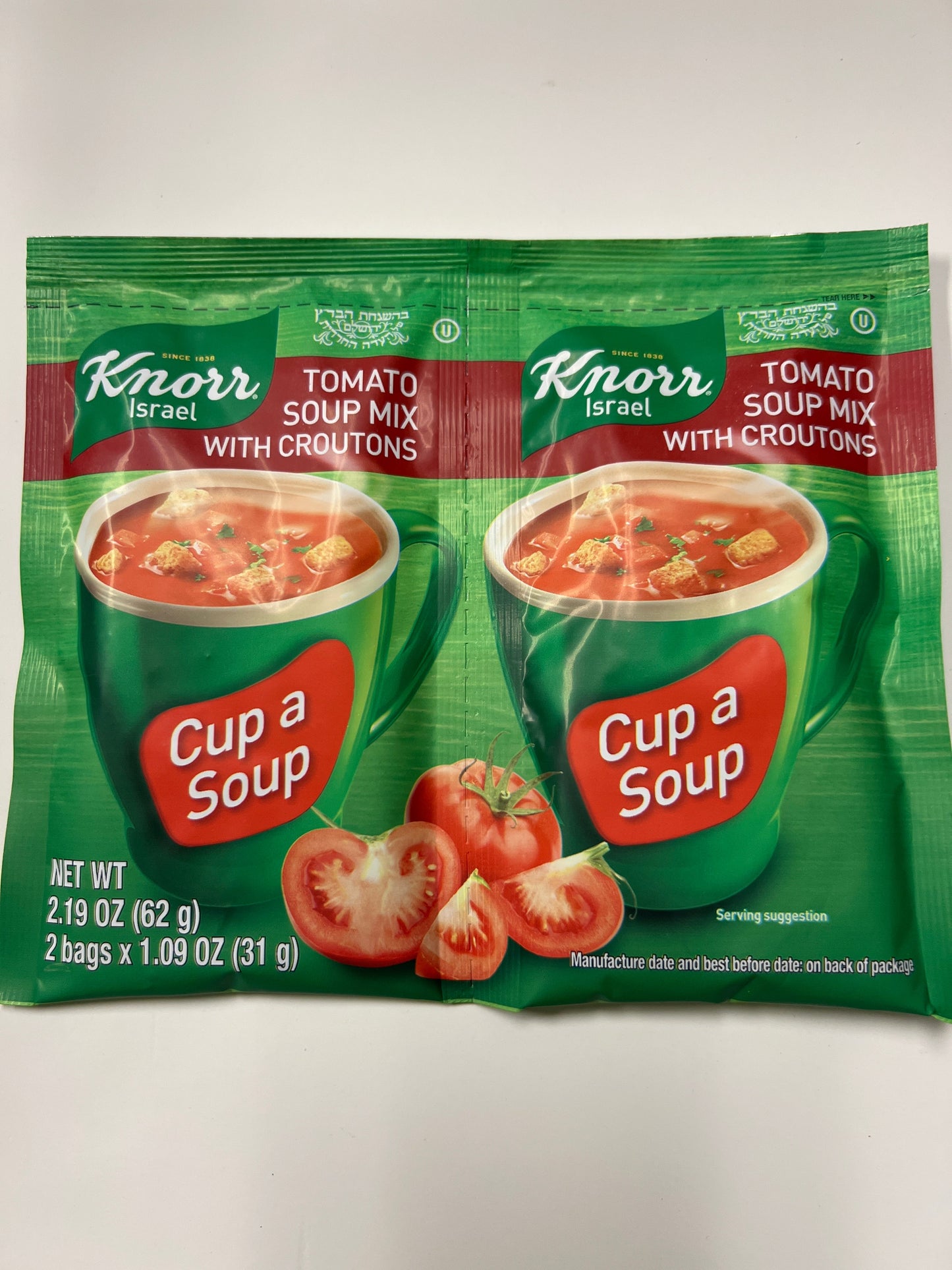 Knorr tomato soup mix with croutons