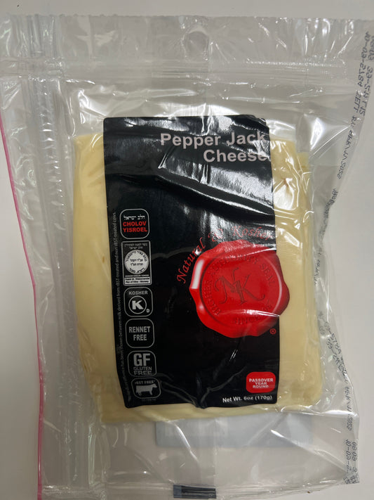 KFP Natural kosher sliced pepper jack cheese