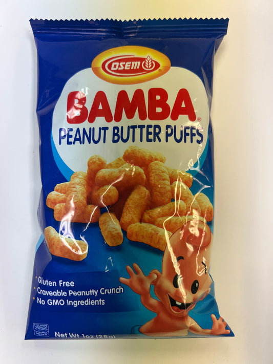 Osem bamba peanut butter puffs 1oz