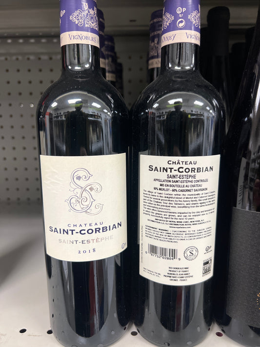 Chateau saint corbian NOT Mevushal