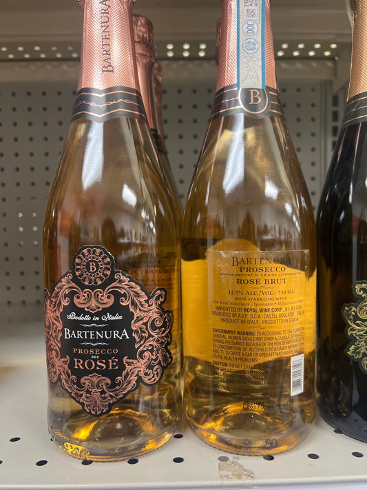 Bartenura Prosecco Brut Rose Mevushal